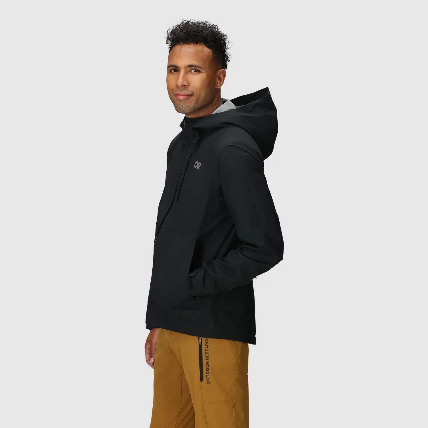 Outdoor Research Freewheel MTB Stretch Rain Jacket regnjakke Black vanntett