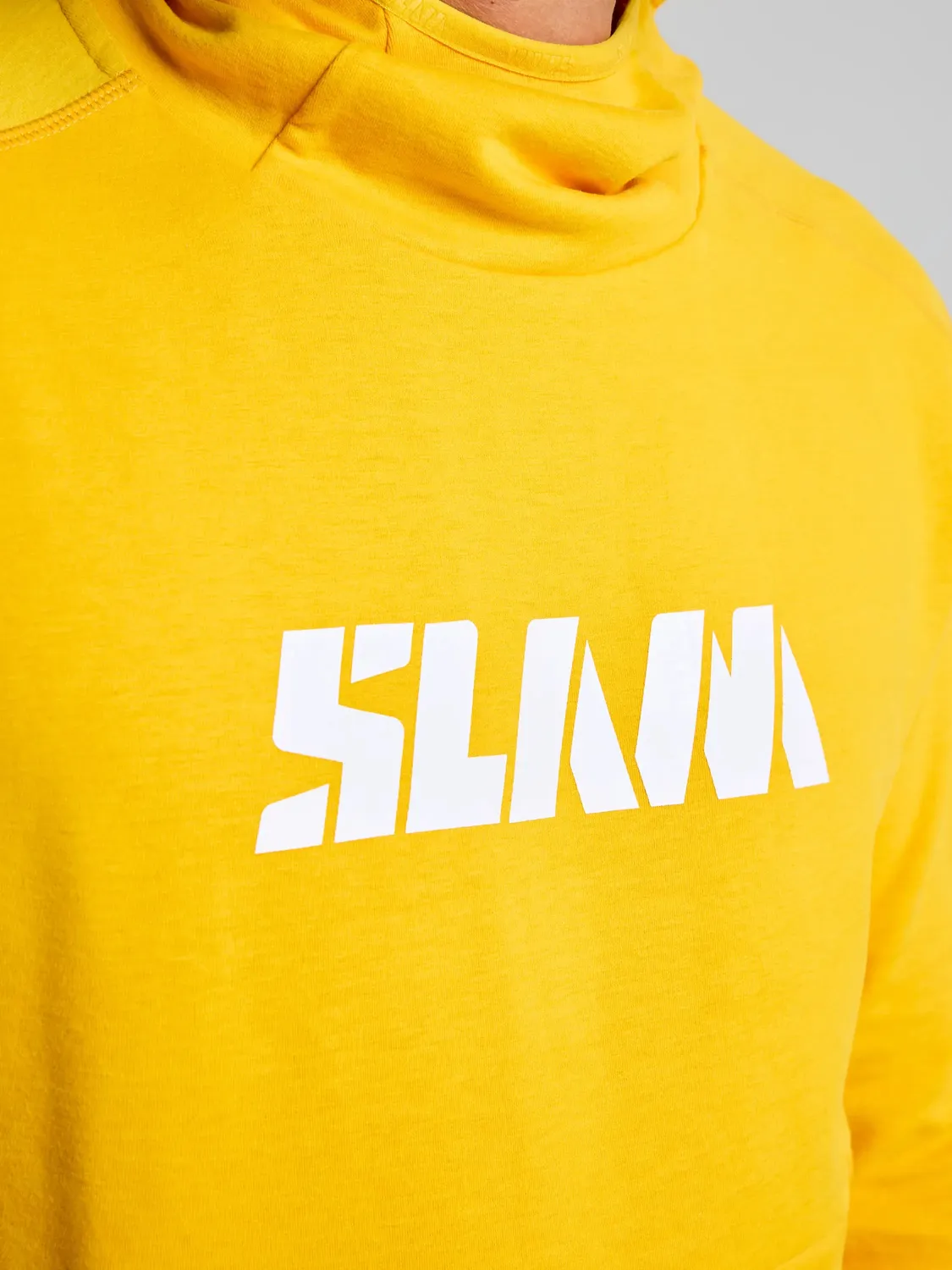 Slam Graphic Hoodie hettegenser mørk marineblå bambus og bomull