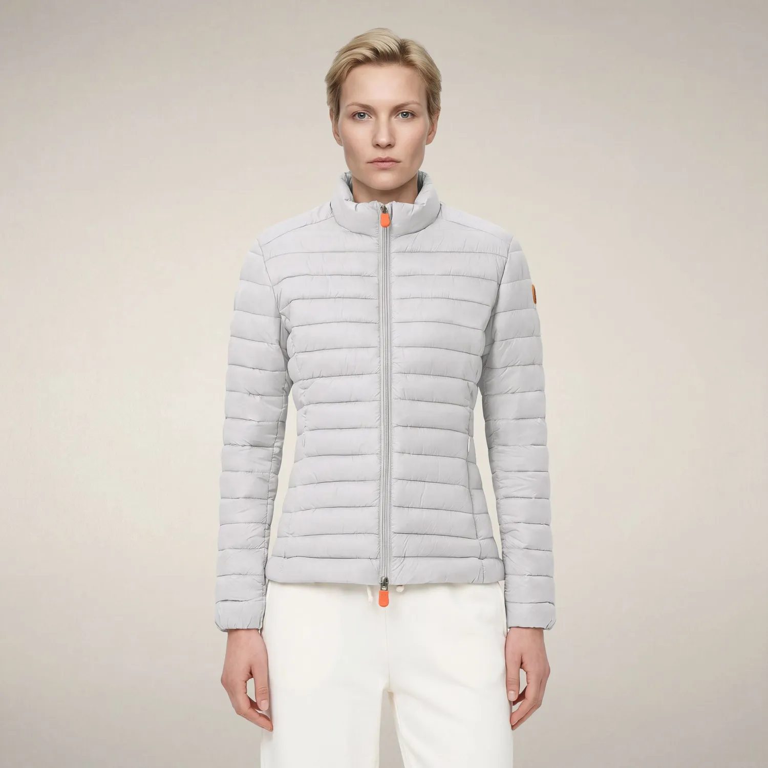 Save The Duck Carly dunjakke Frozen Grey lett og dyrevennlig