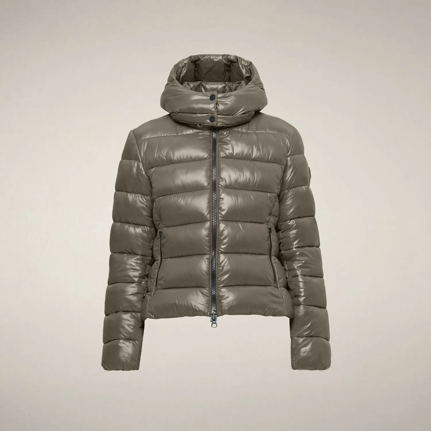 Save The Duck Cosmary pufferjakke Gunmetal Grey XS resirkulert fyll