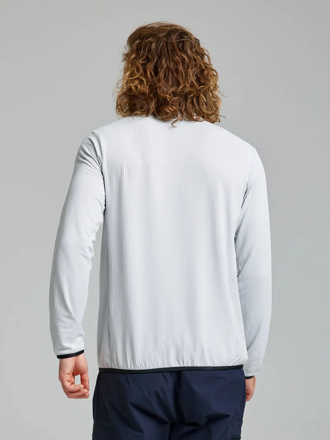Slam ACT Light Grid Fleece herre med glidelås