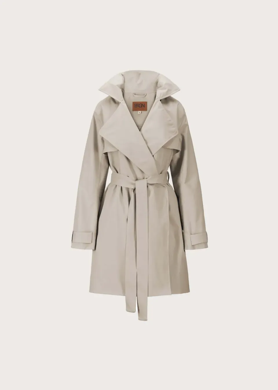 Brgn Yr'en Coat trenchcoat sand vanntett