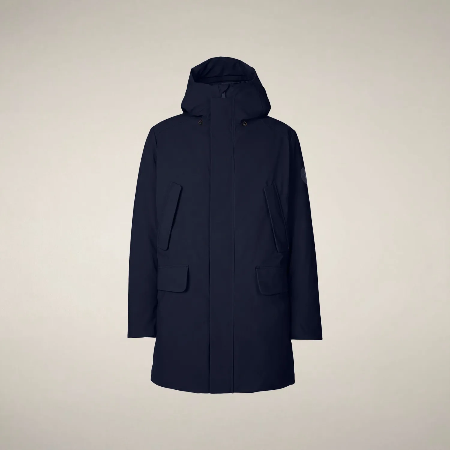 Save The Duck Wilson parkas herre navy resirkulert vattering