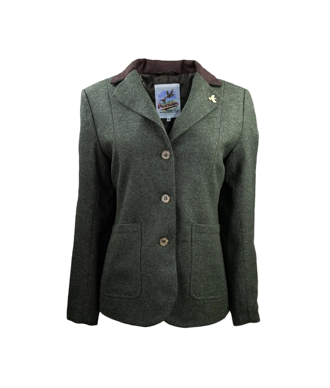 John Partridge Arena Tweed Blazer tweedblazer Loden Green