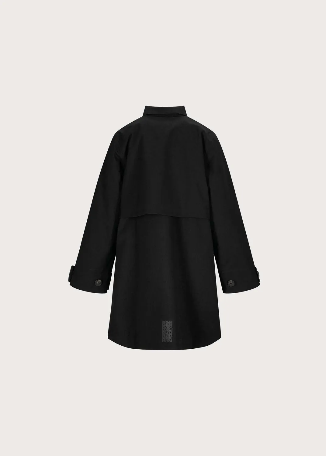 Brgn Havbris Coat regnjakke svart Thermolite-fôr