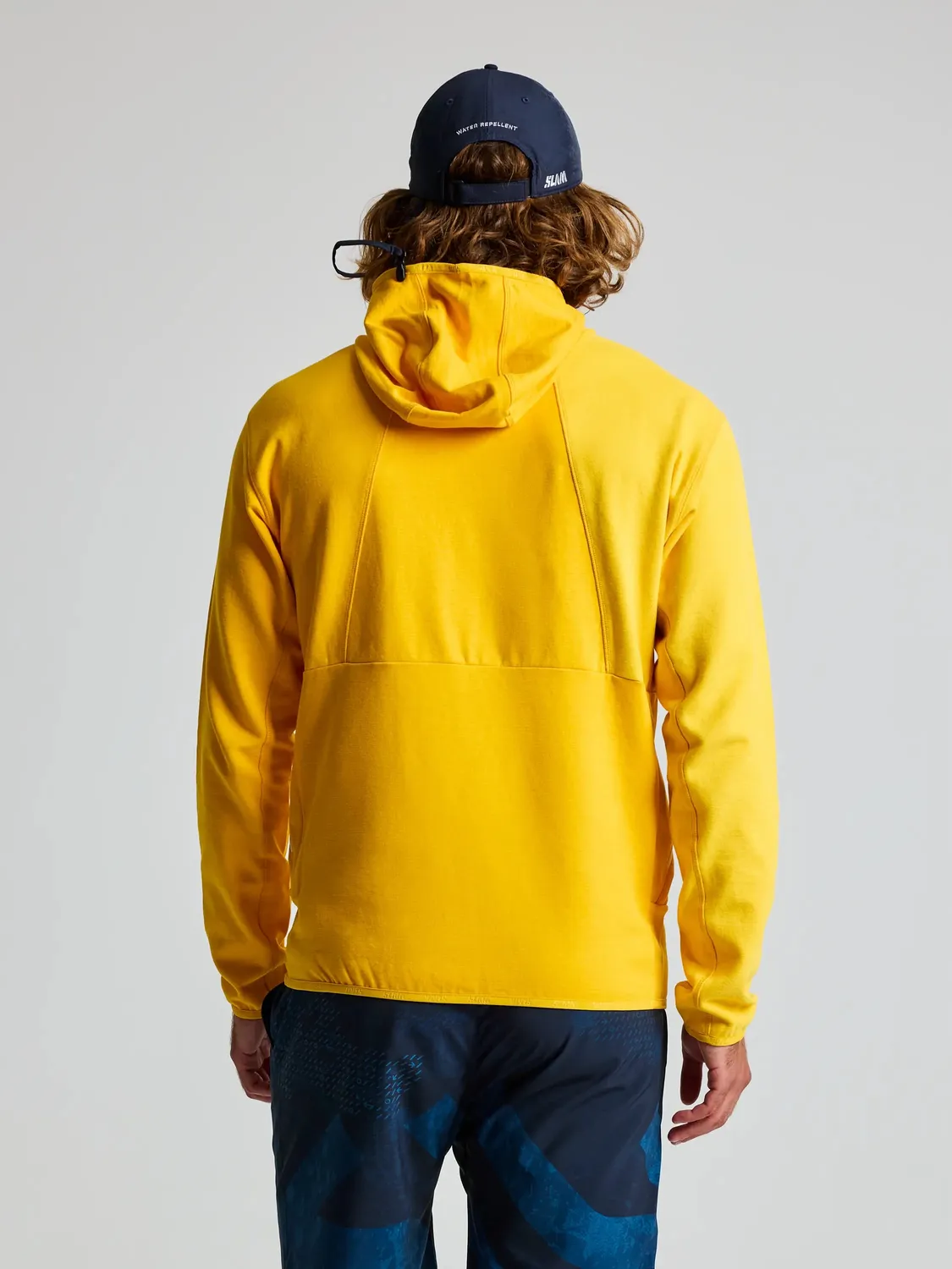 Slam Graphic Hoodie hettegenser mørk marineblå bambus og bomull