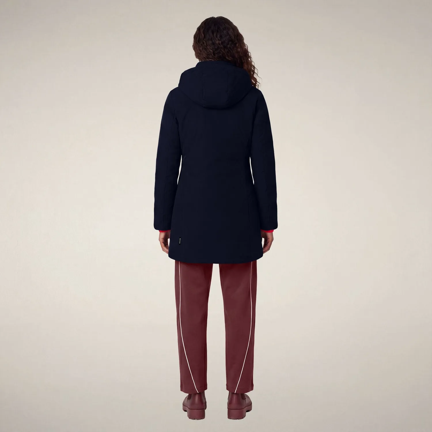 Save The Duck Icons Rachel parkas dame marineblå slim fit