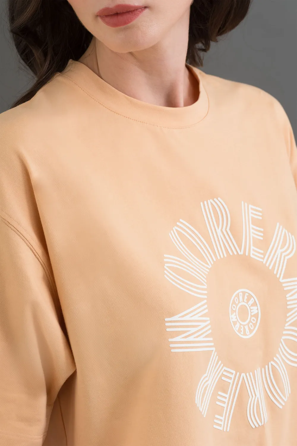 Moorer SURI-JFL T-skjorte hvit/mango bomullsjersey