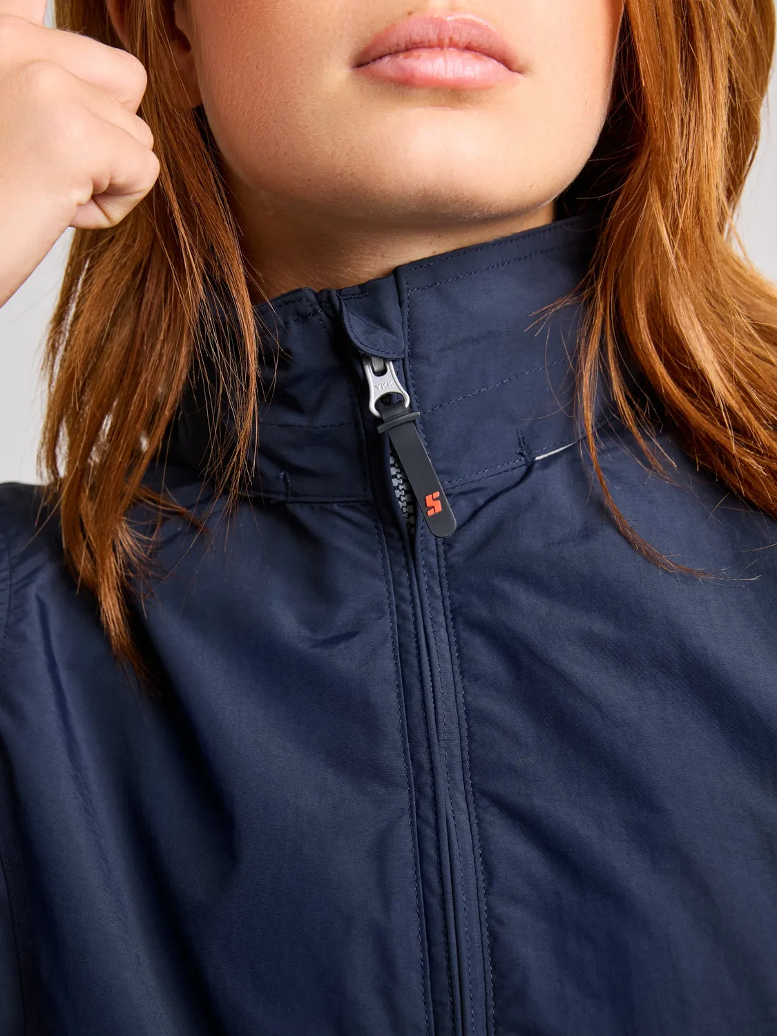 Slam Summer Sailing Jacket WS seiljakke dame mørk marineblå vanntett
