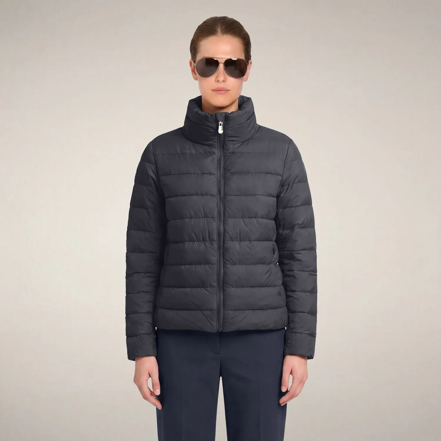 Save The Duck Light Air Susy boblejakke dame Blue Black quiltet