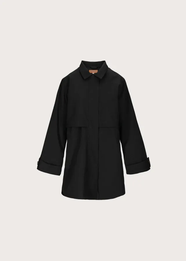 Brgn Havbris Coat regnjakke svart Thermolite-fôr