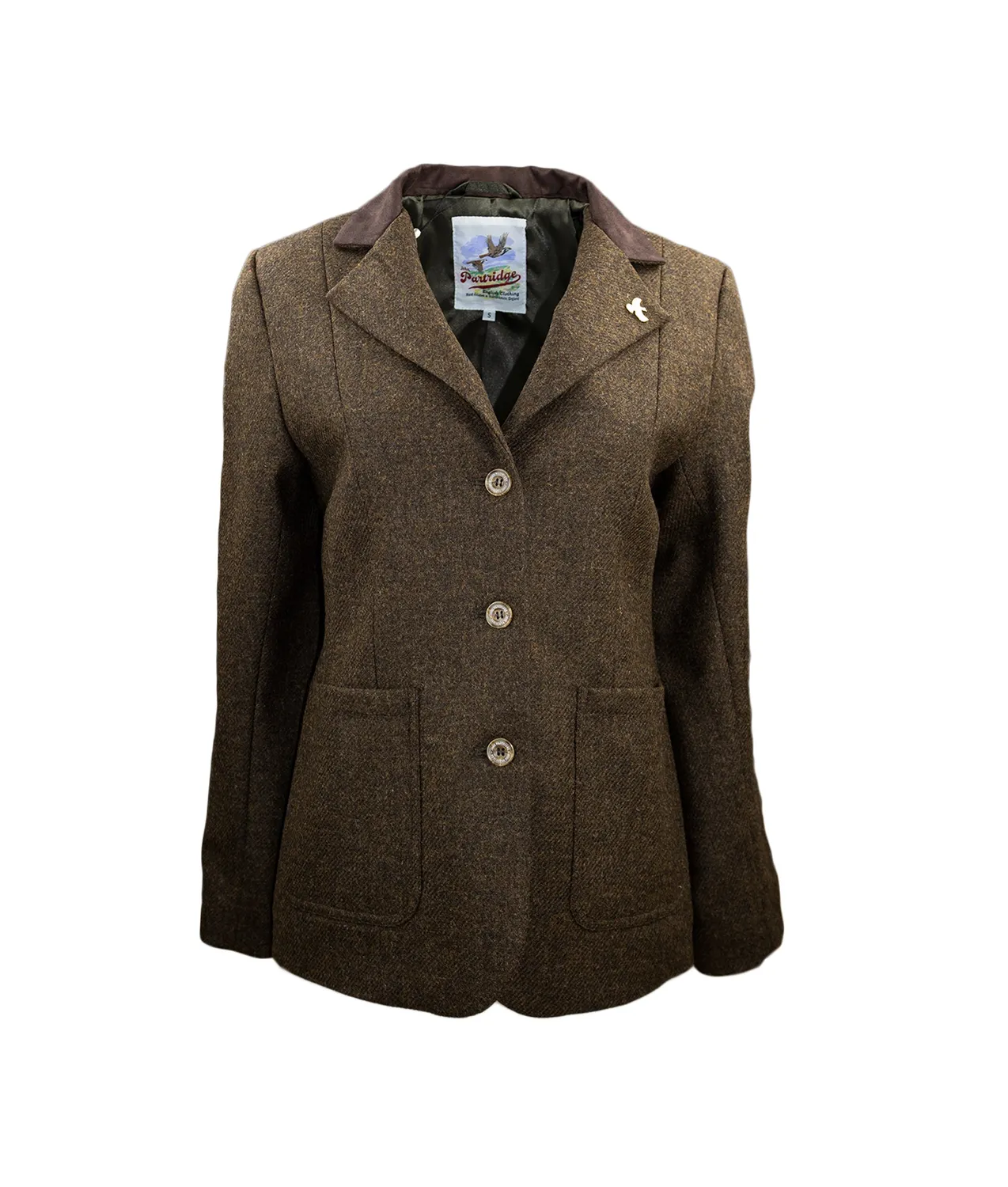 John Partridge Arena Tweed Blazer blazer brun ull