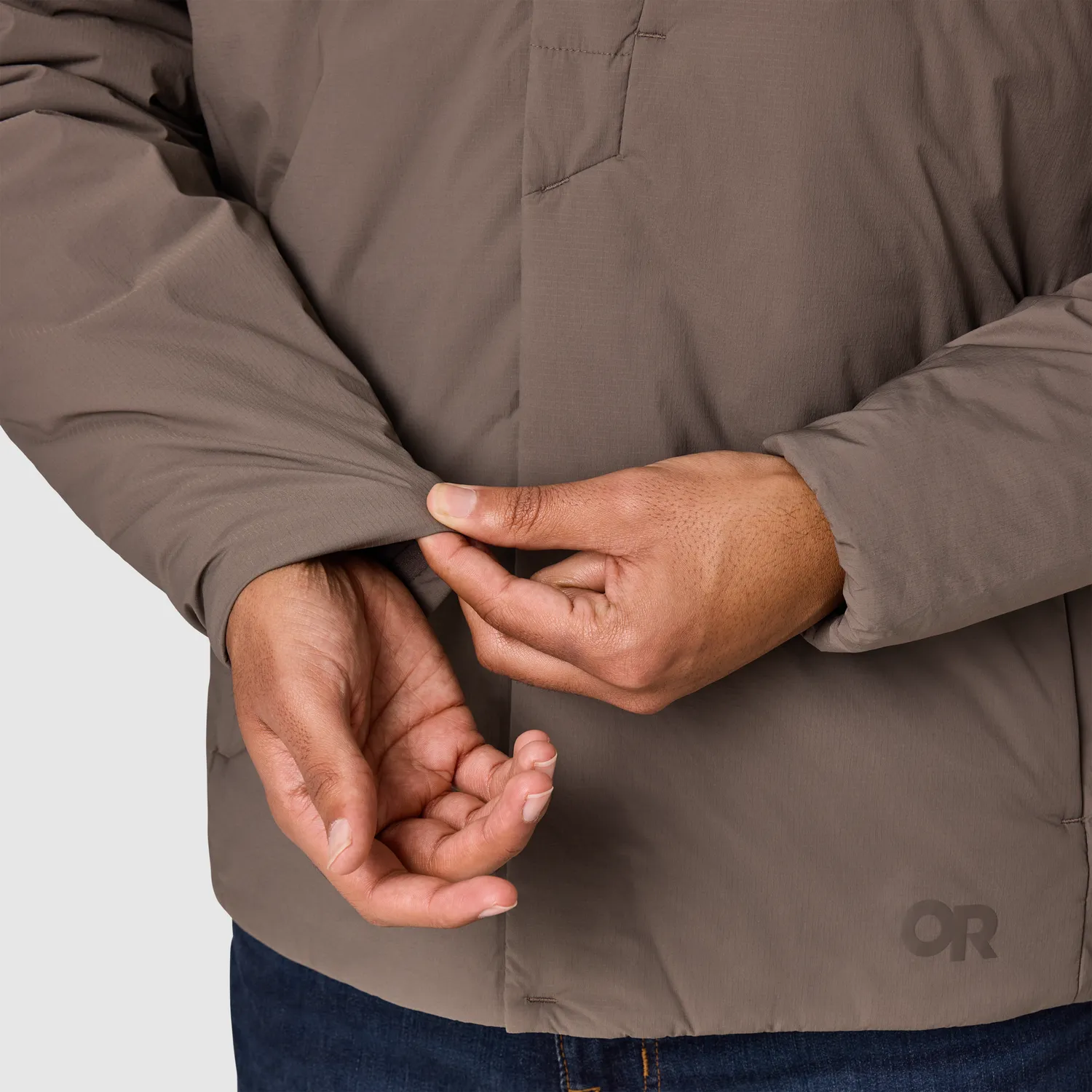 Outdoor Research Vesper Insulated Shirt Jacket skjortejakke herre Gravel