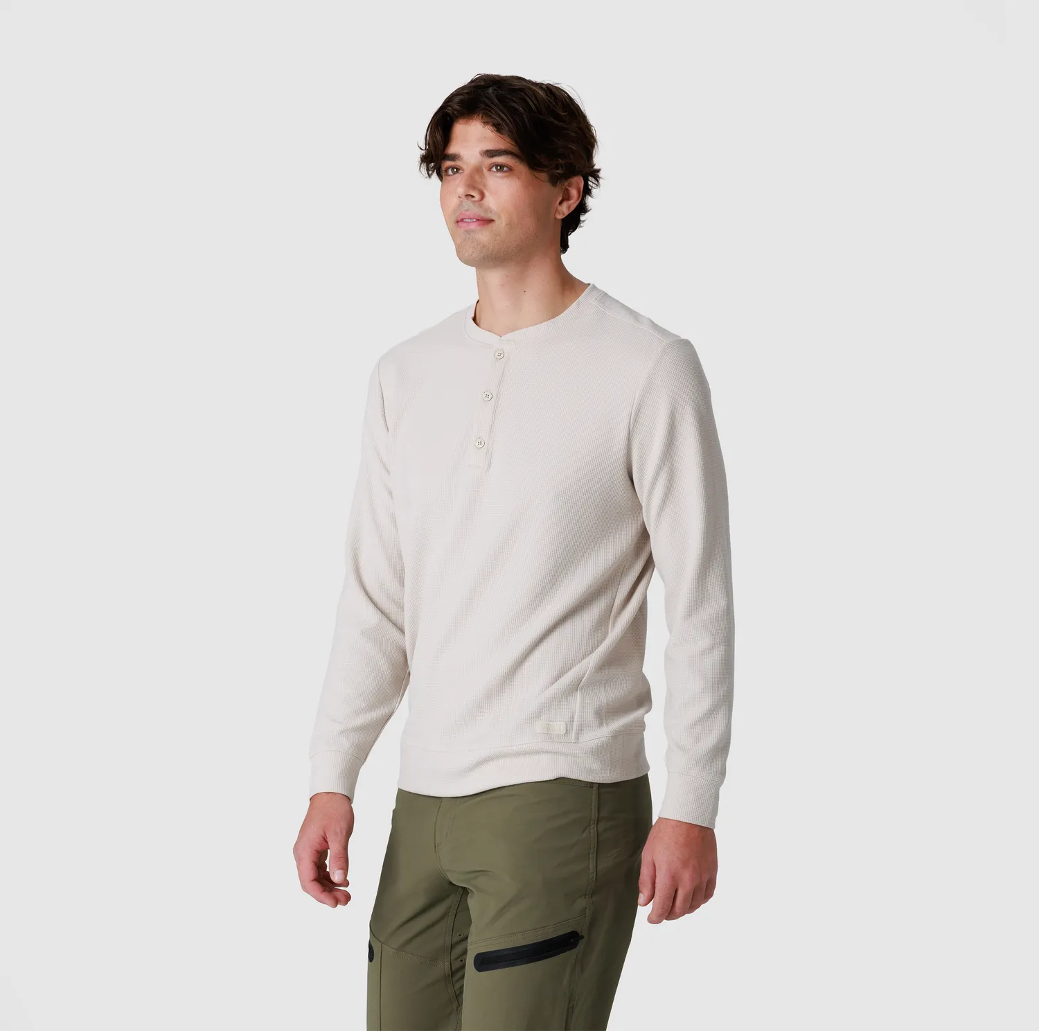 Outdoor Research Eclipse Waffle Long Sleeve Henley trøye herre