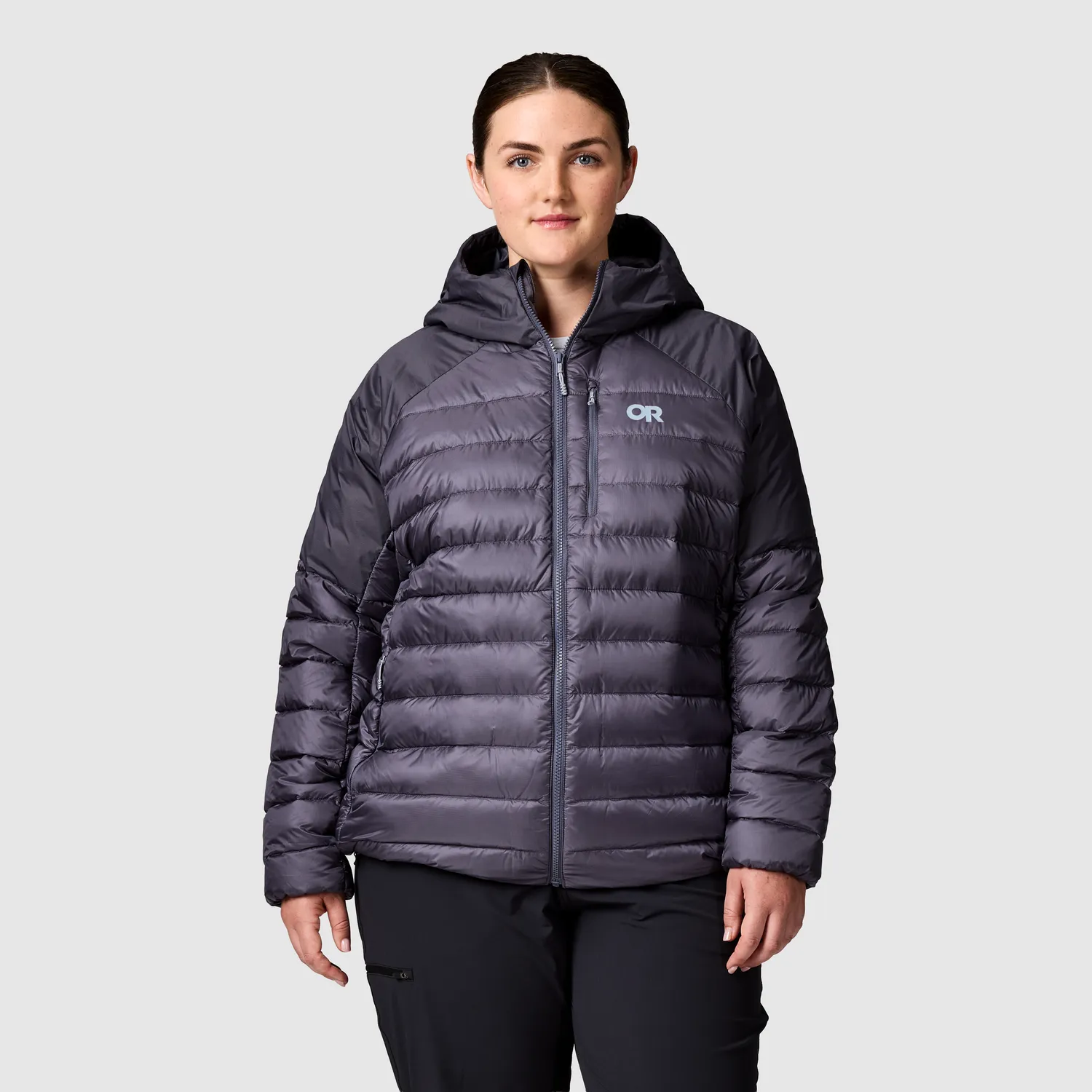 Outdoor Research Helium Down Hoodie-Plus dunjakke Thyme