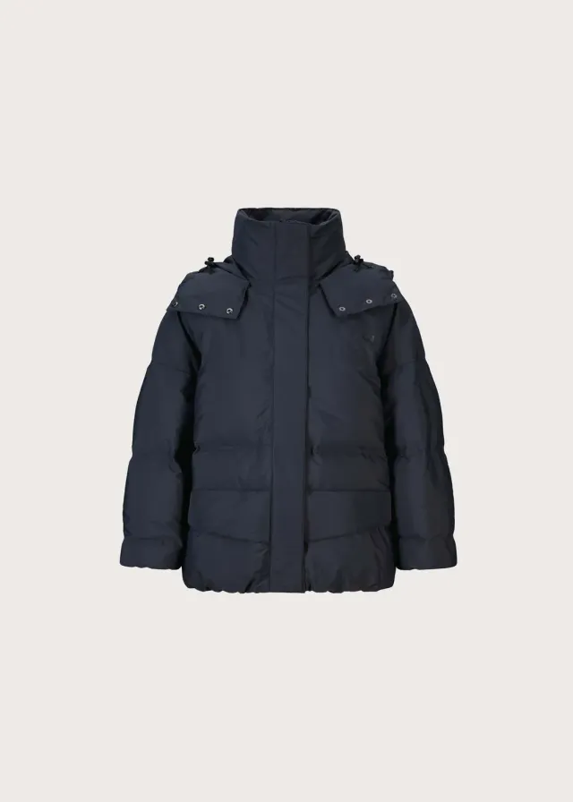 Brgn Regnskyll Bomber Jacket vinterjakke marine XS–XL dun