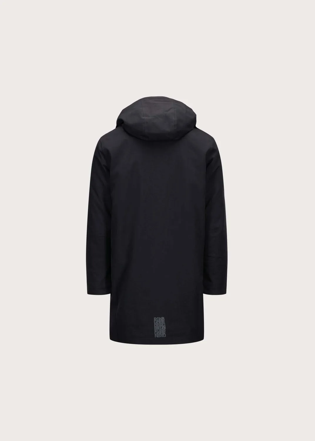 Brgn Vestavind Coat regnfrakk svart S–XXL 20 000 mm