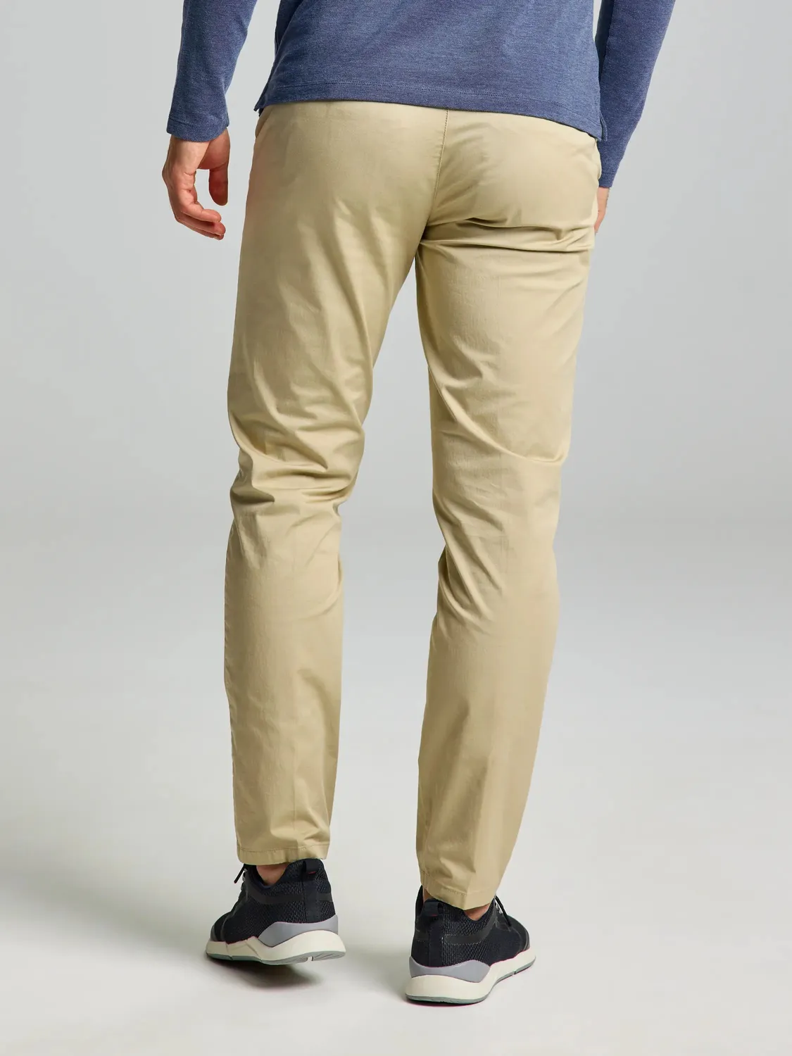 Slam Deck Light Chino bukse herre mørk marineblå stretch