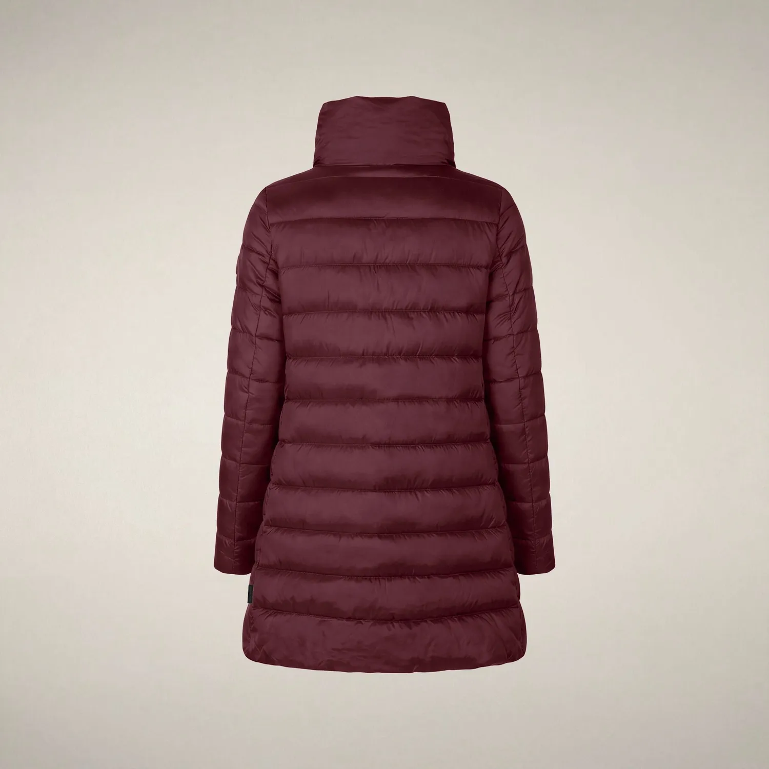 Save The Duck Icons Lydia kåpe dame Wine Red Plumtech®-fyll