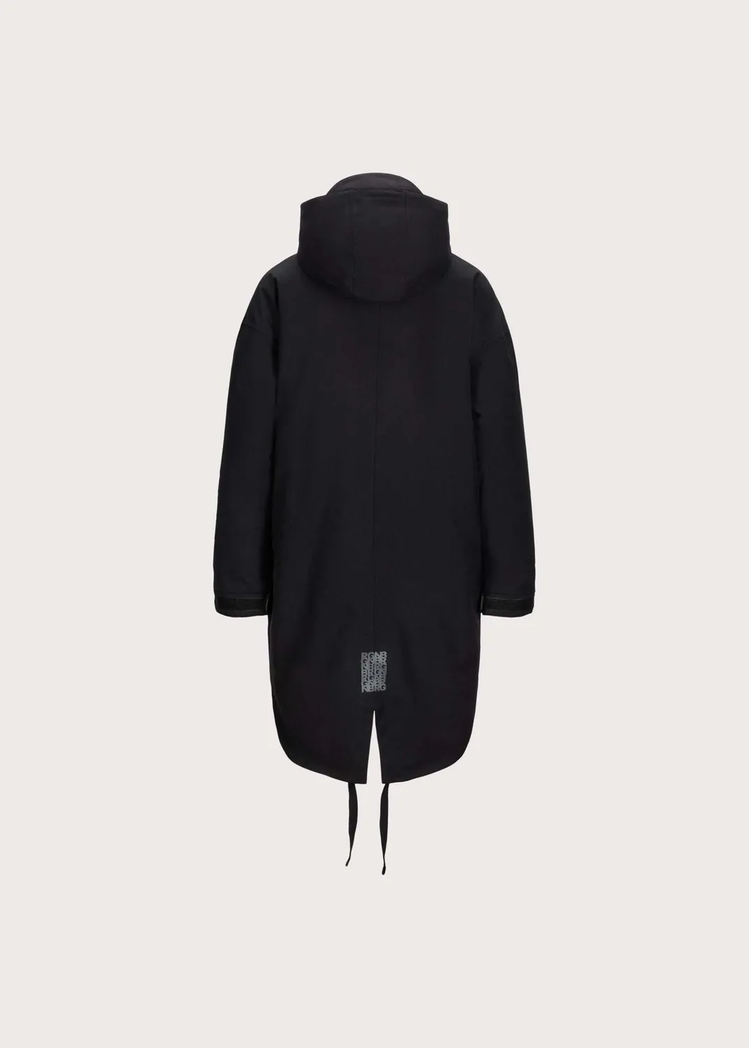Brgn Snøstorm Parka dunparkas svart 250 g RDS-dun
