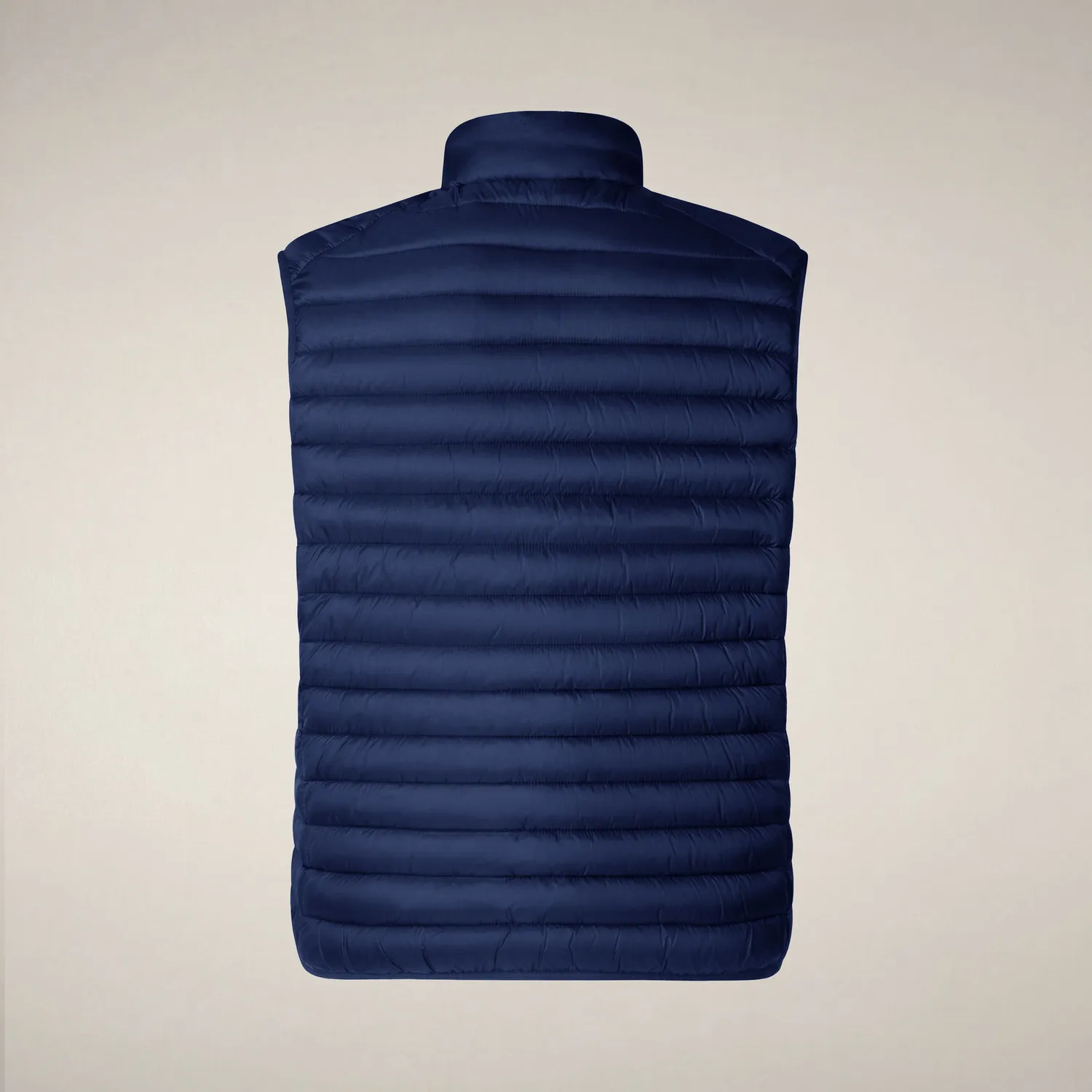 Save The Duck Adam quiltet vest herre Eclipse Blue lett