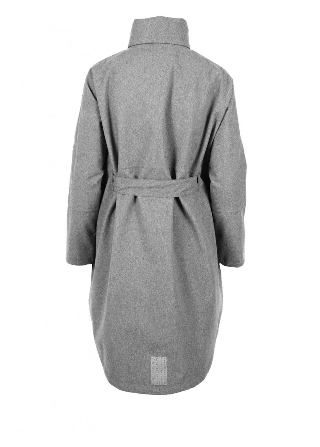 Brgn Bris Poncho poncho XS/S–M/L gråmelert oversized