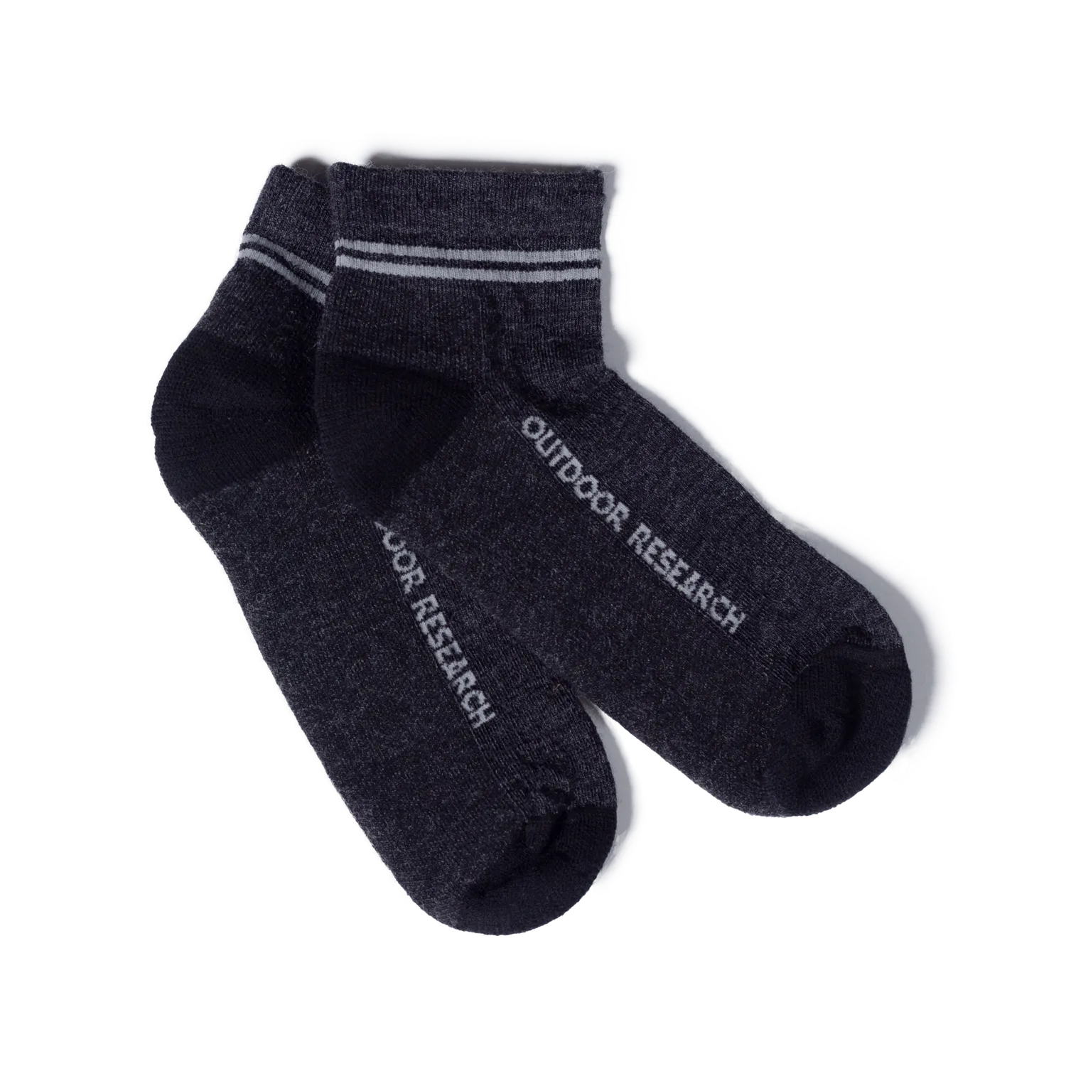 Outdoor Research Lightweight Hiking Quarter Socks tursokker Pebble Storm