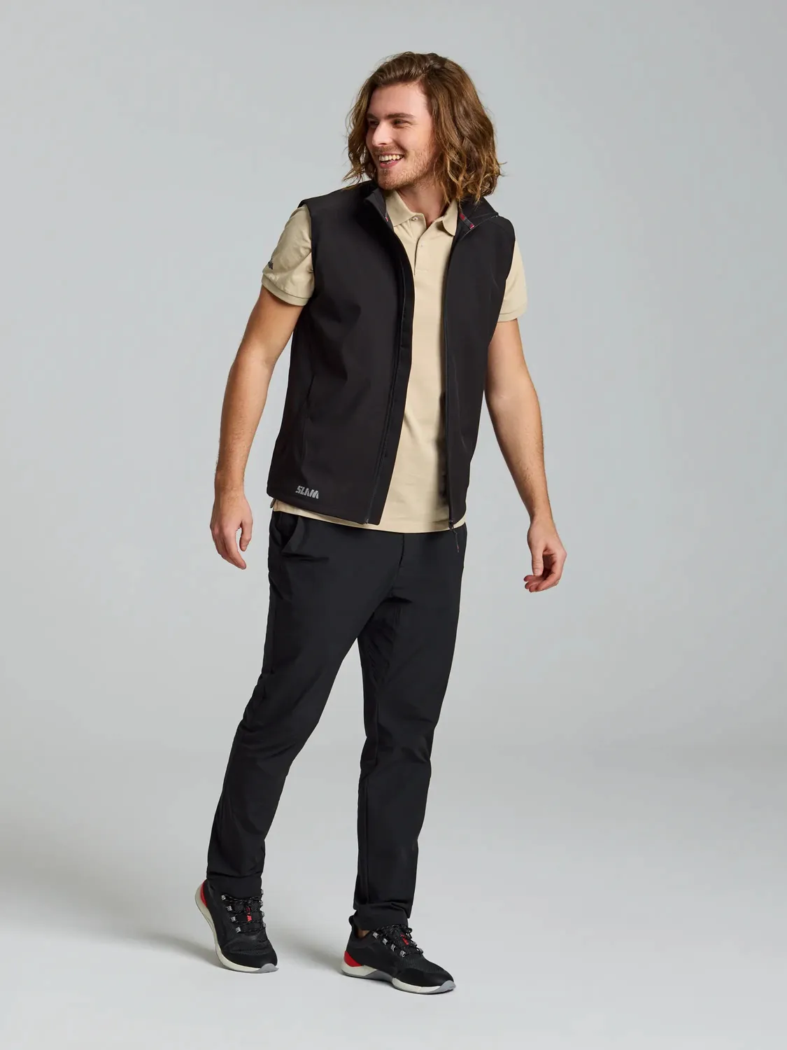 Slam ACT Softshell Vest vest herre vind- og vannbeskyttende
