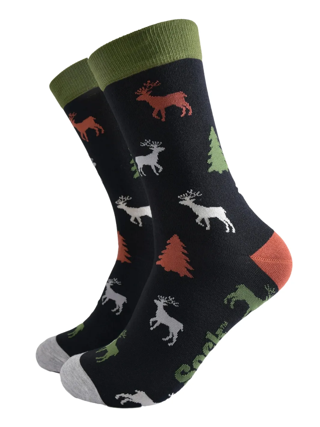 John Partridge Sock Gift Box Woodland Animal sokker 3 par bambusmix