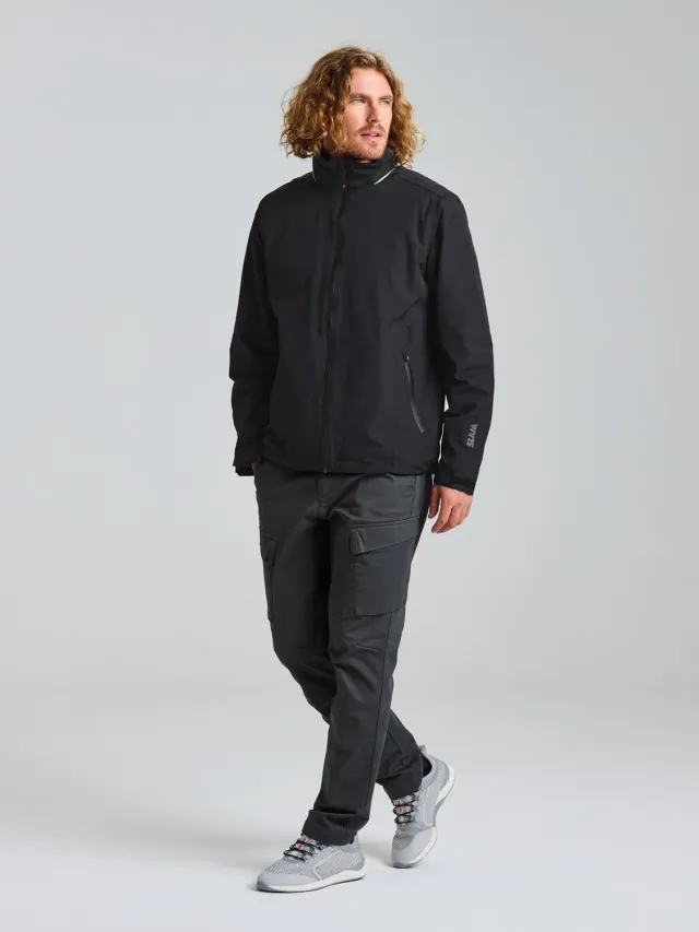 Slam Crew Warm Hooded Jacket seiljakke herre, 5000 mm vanntett