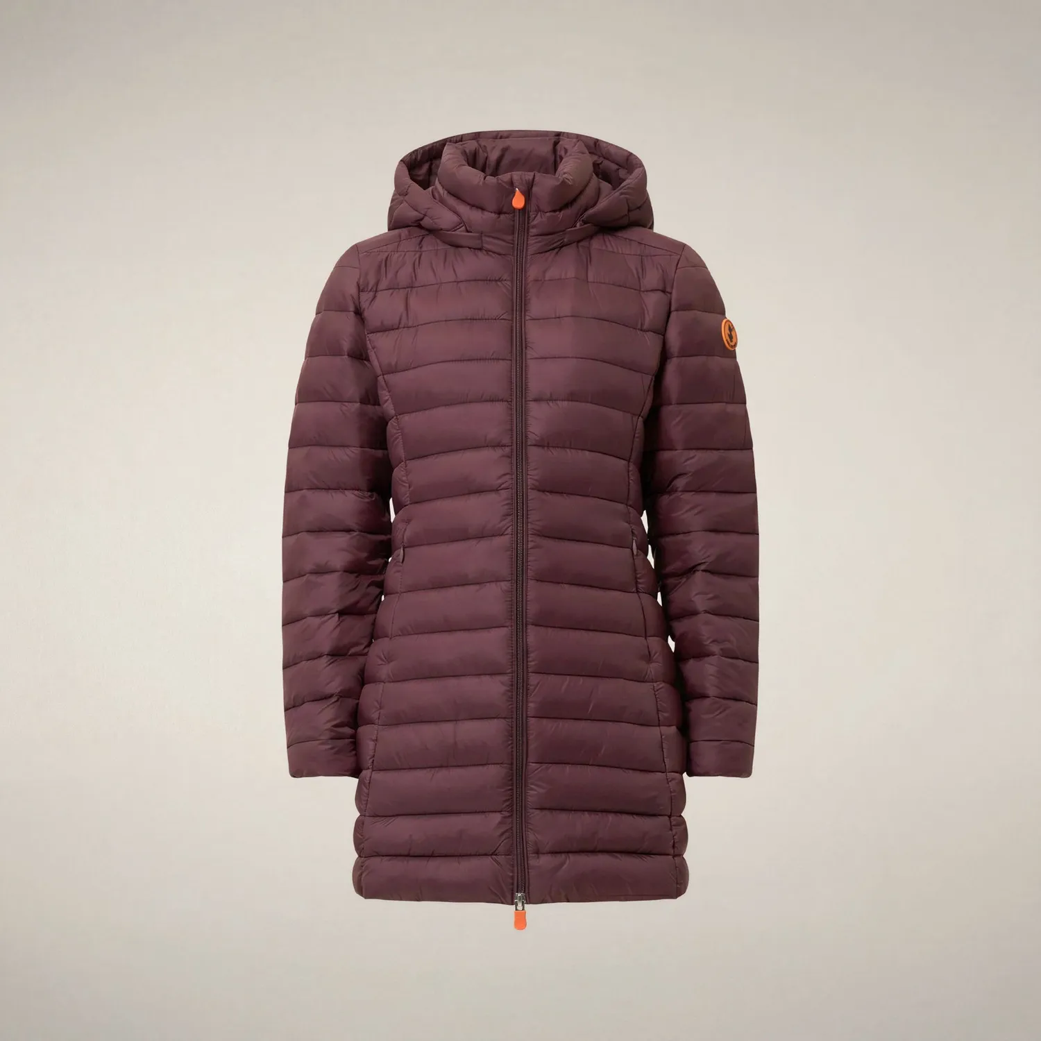 Save The Duck Carol kåpe Burgundy Black dame