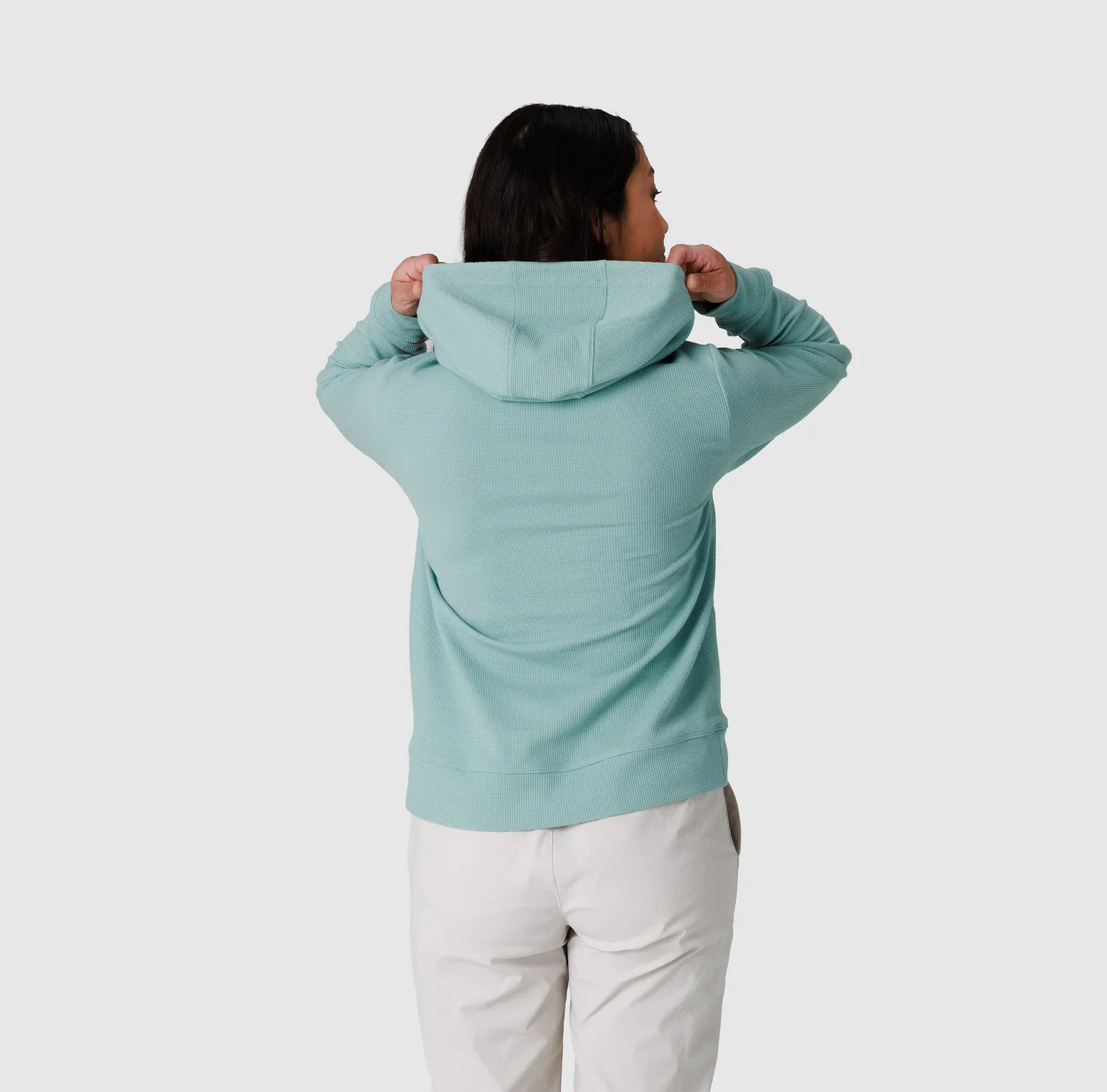 Outdoor Research Eclipse Waffle Hoodie hettegenser Thyme