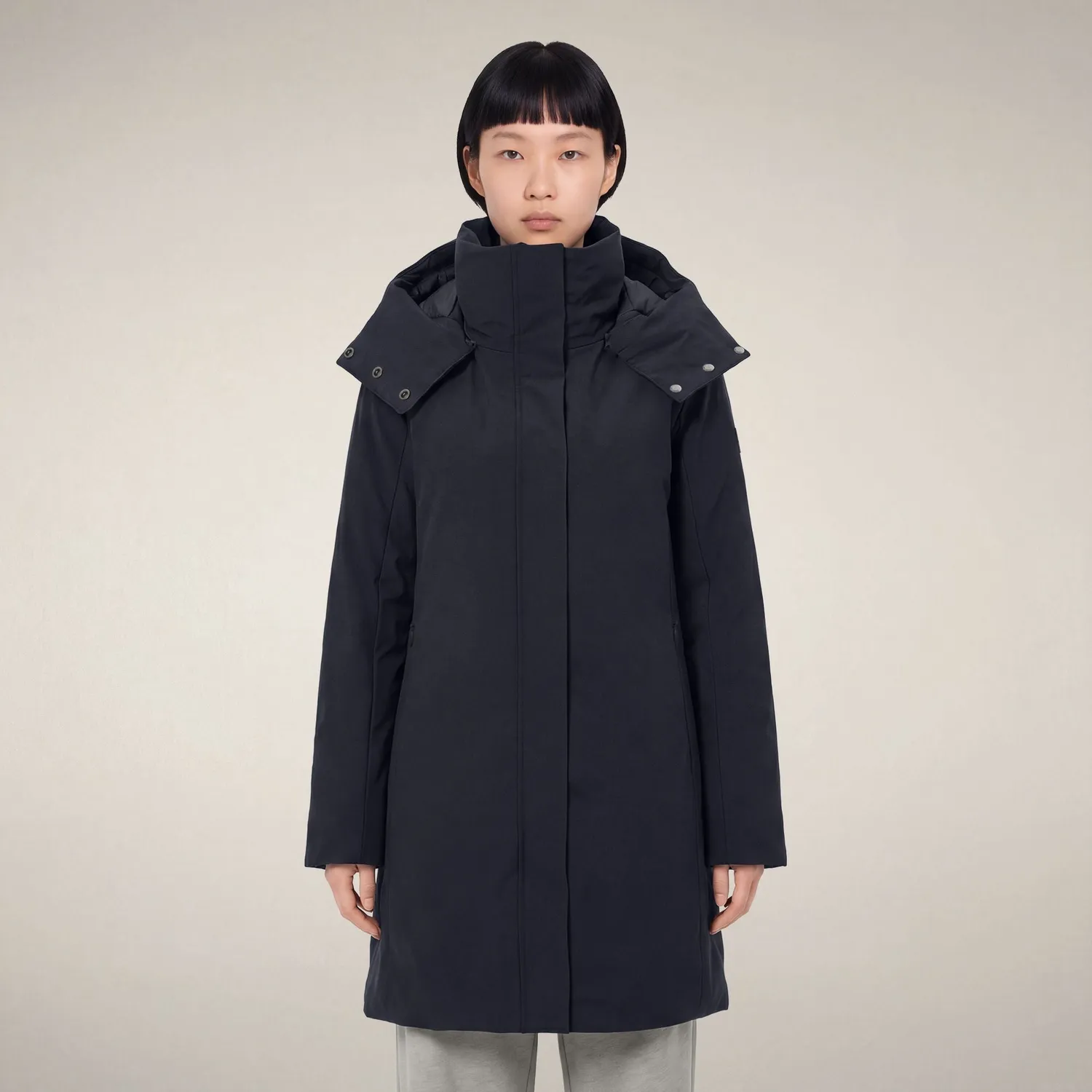 Save The Duck Arctic Lolita lang parkas dame blåsvart