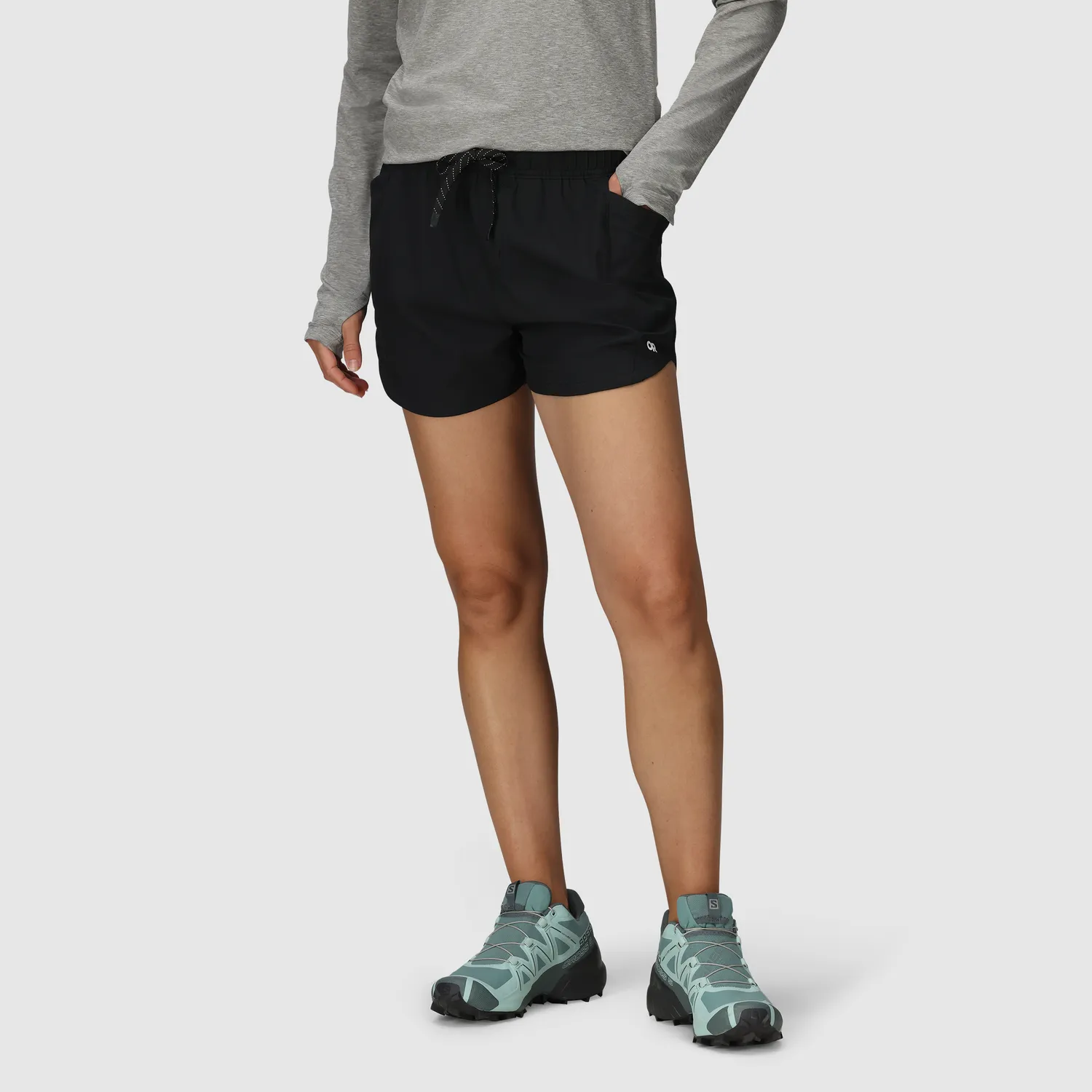 Outdoor Research Women's Odyssey Multi Short shorts Chestnut Alcove Print