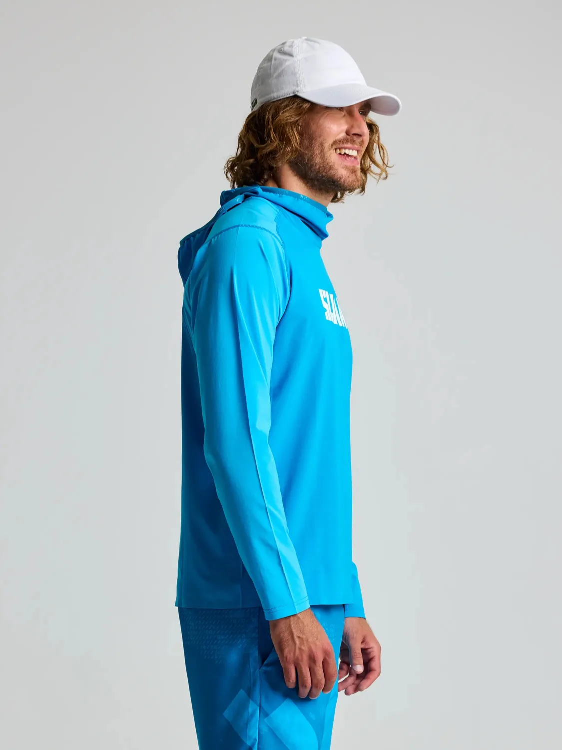 Slam One Design OD Tech Hooded T-Shirt hette-T-skjorte mørk marine