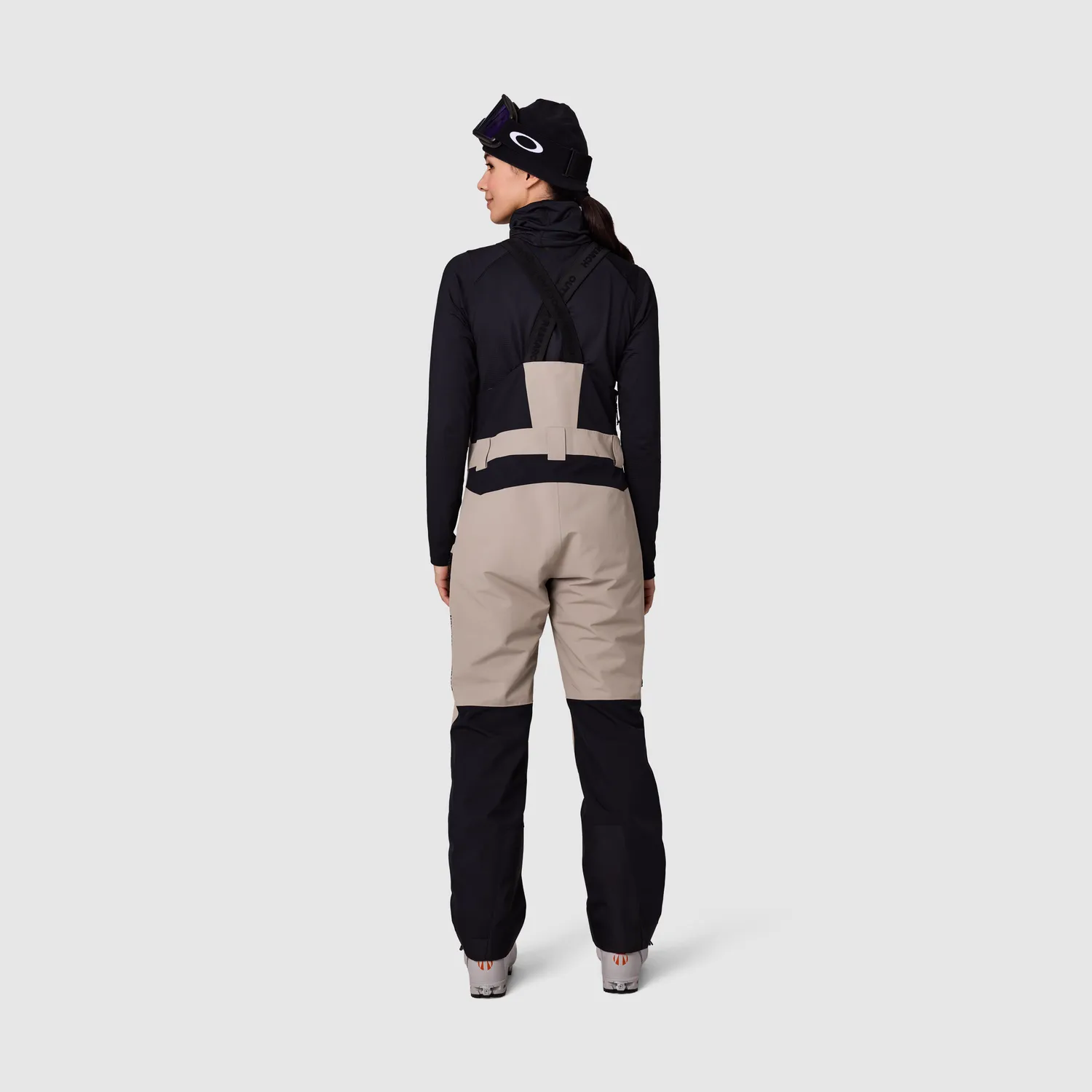Outdoor Research Powderverse Bib skibukse med seler Black XS–XL isolert
