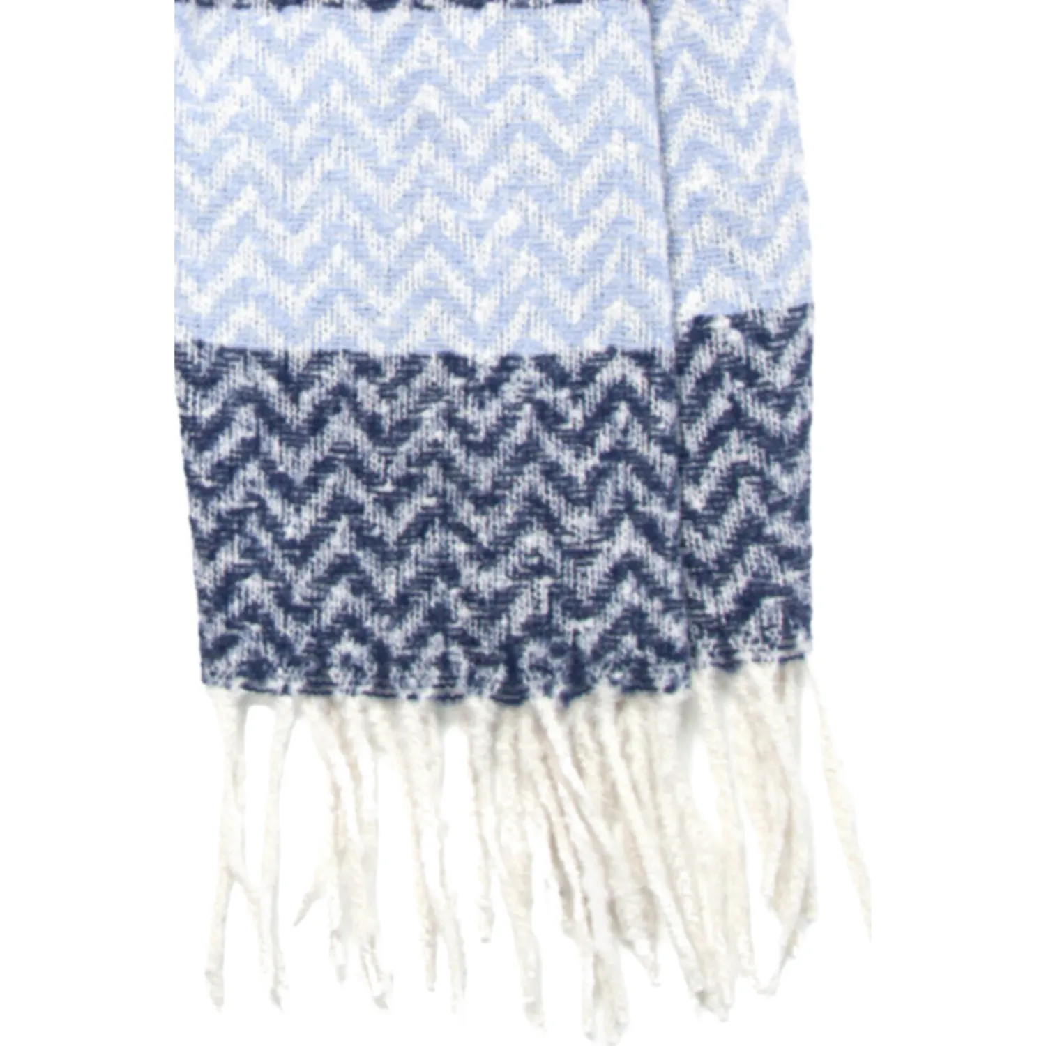 John Partridge Heavyweight Scarf skjerf Navy Denim 180 × 65 cm viskose