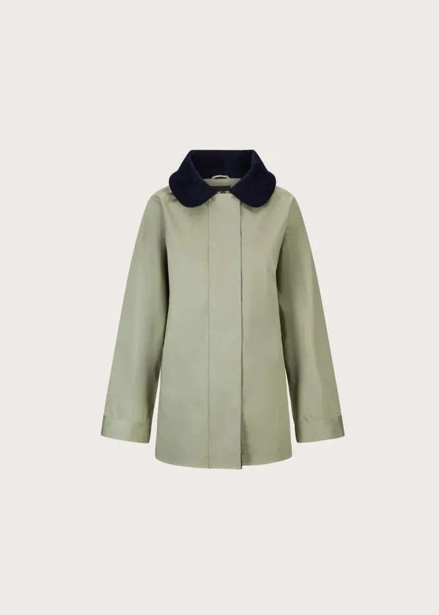 Brgn Bølgestorm Womens Jacket regnjakke grønn