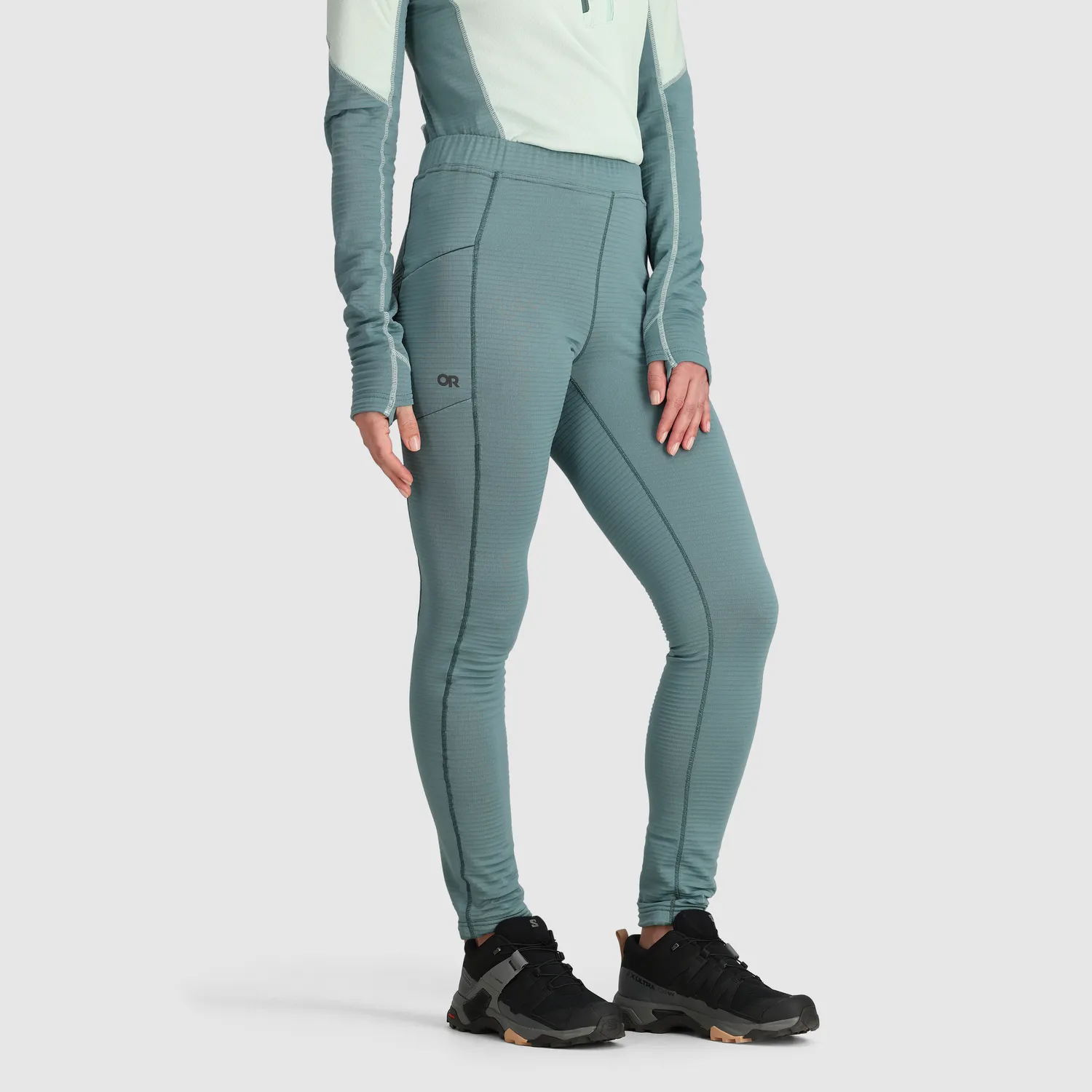 Outdoor Research Vigor Women's Vigor Grid Fleece Bottoms fleecebukse, Black, hurtigtørkende