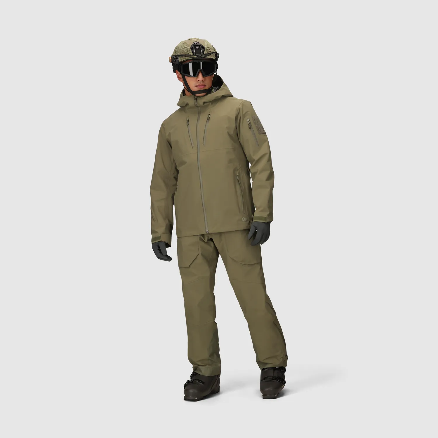 Outdoor Research Allies Mountain II Bib skallbukse Ranger Green S 30K