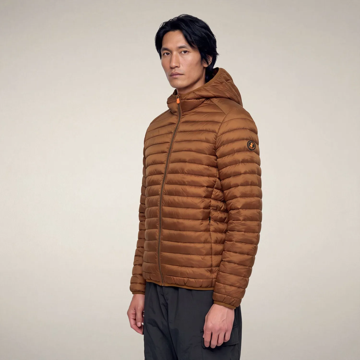 Save The Duck 5-Way Prosper boblejakke herre Noisette Brown