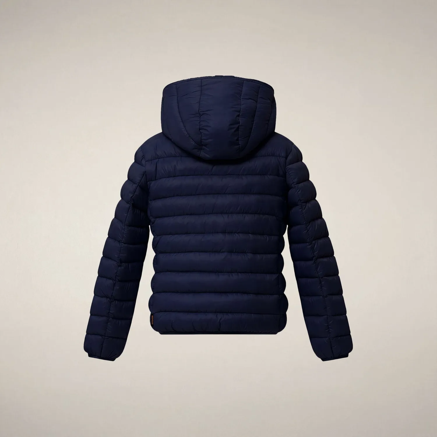 Save The Duck Leci vattert jakke jente navy blue teddyfôr