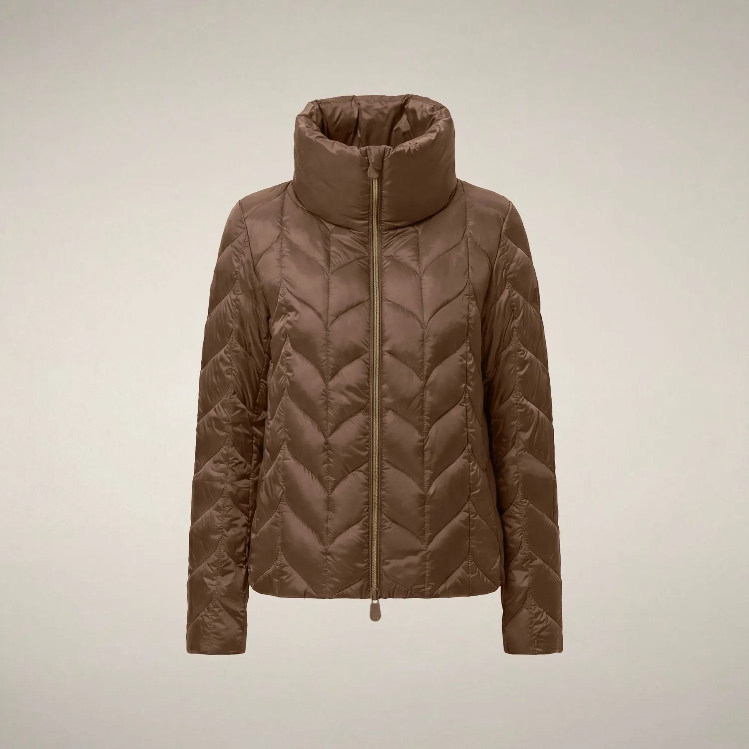 Save The Duck Lorette jakke dame Noisette Brown dyrefri
