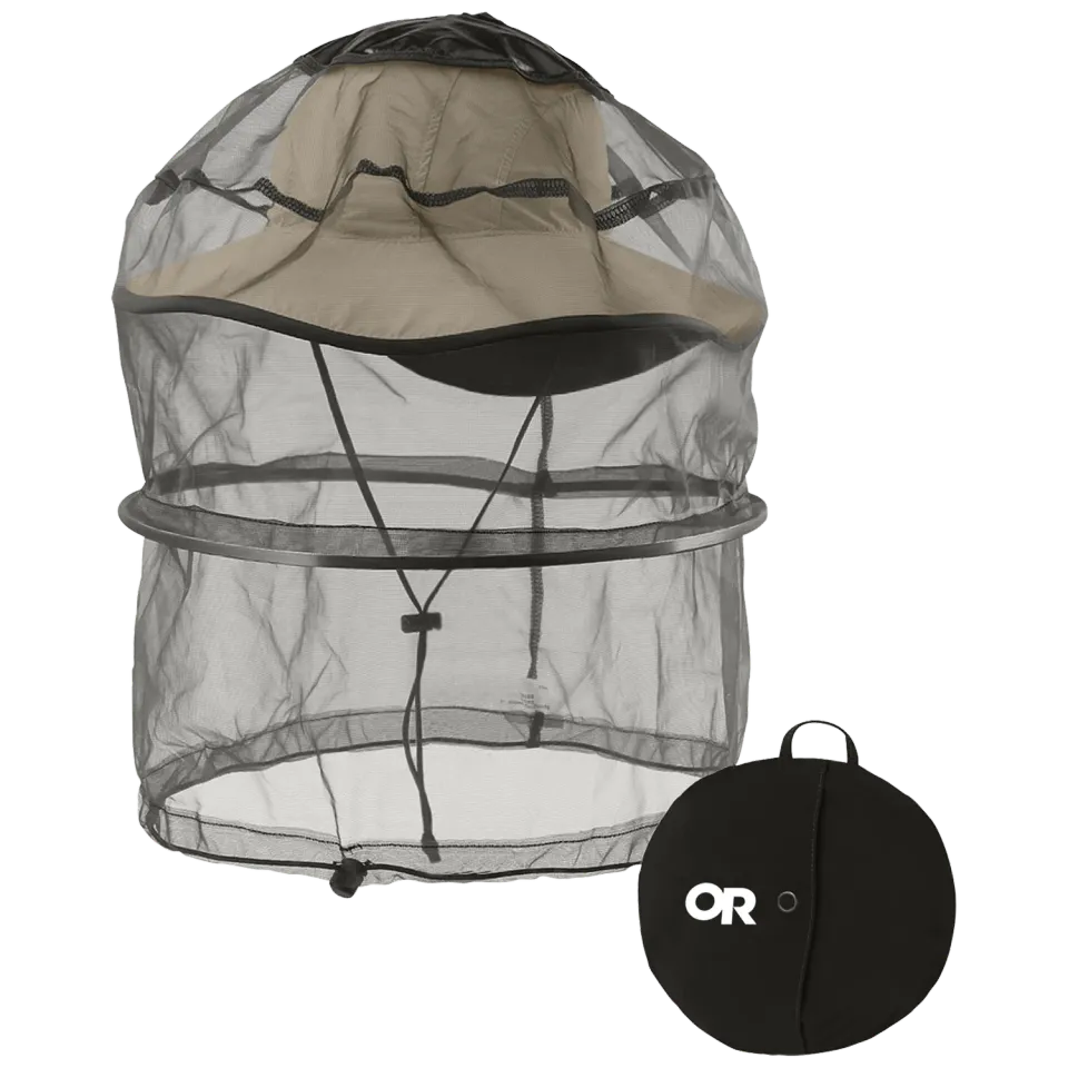 Outdoor Research Deluxe Spring Ring Headnet myggnett One Size heldekkende