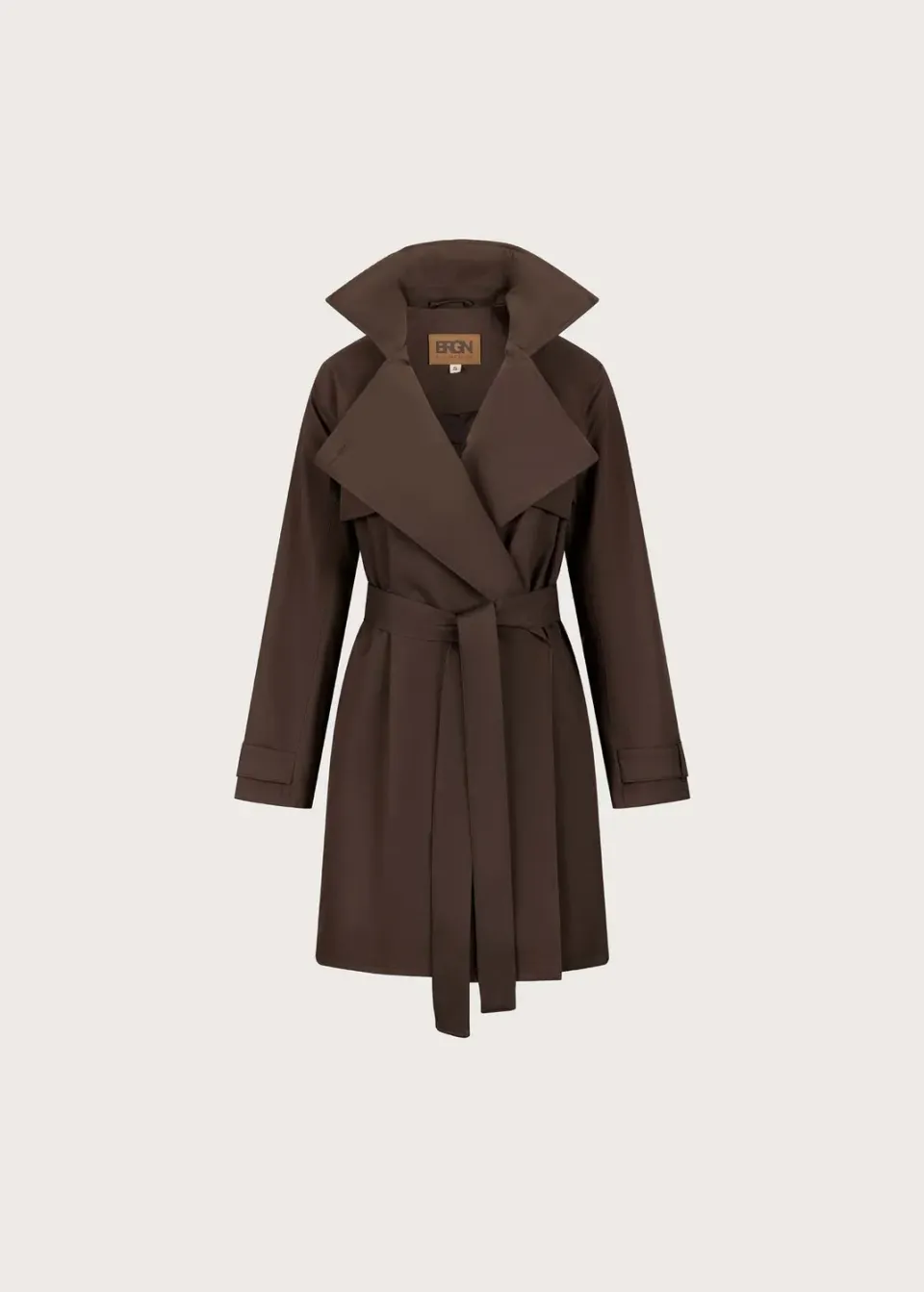 Brgn Yr'en Coat kåpe brun XS–XL vanntett