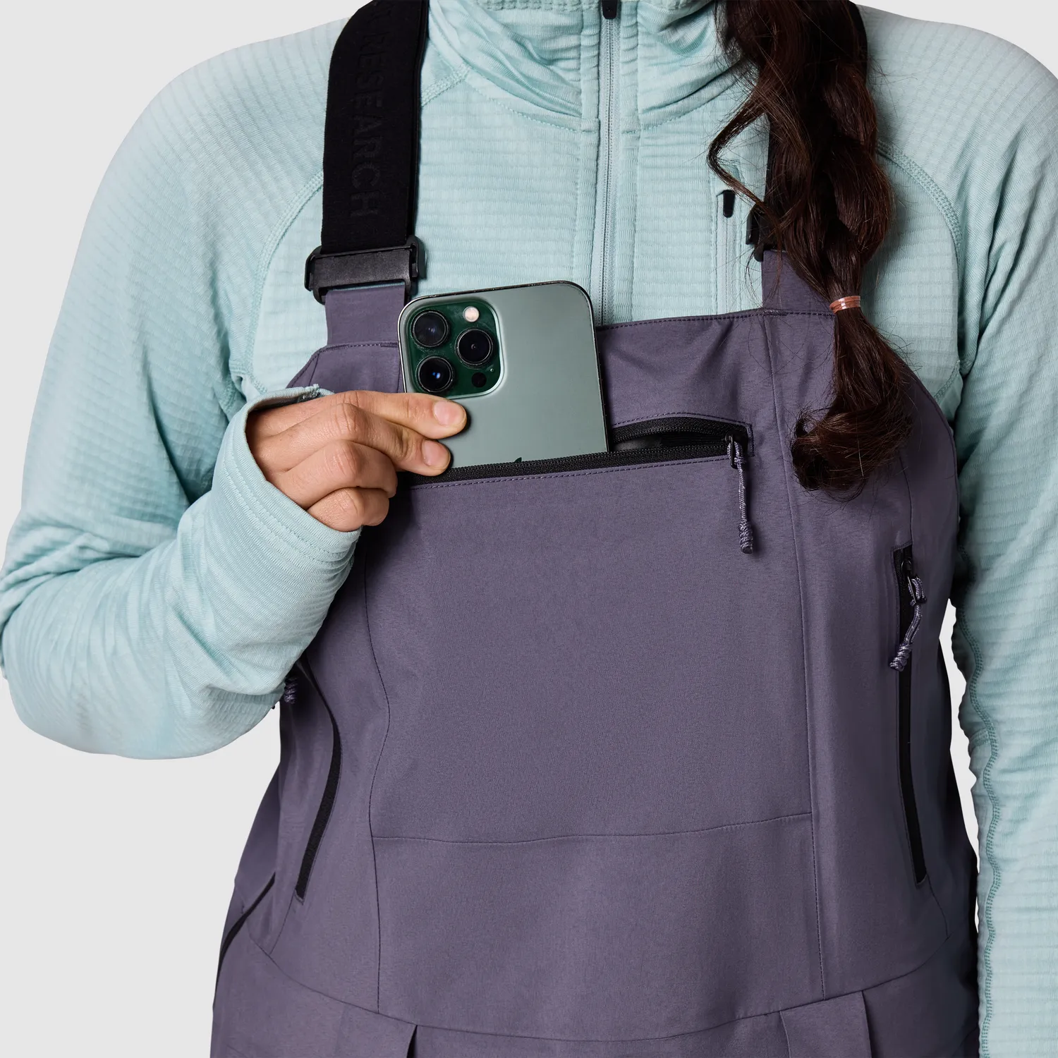 Outdoor Research Hemispheres Team GORE-TEX 3L Bibs skibukse Smoky Quartz