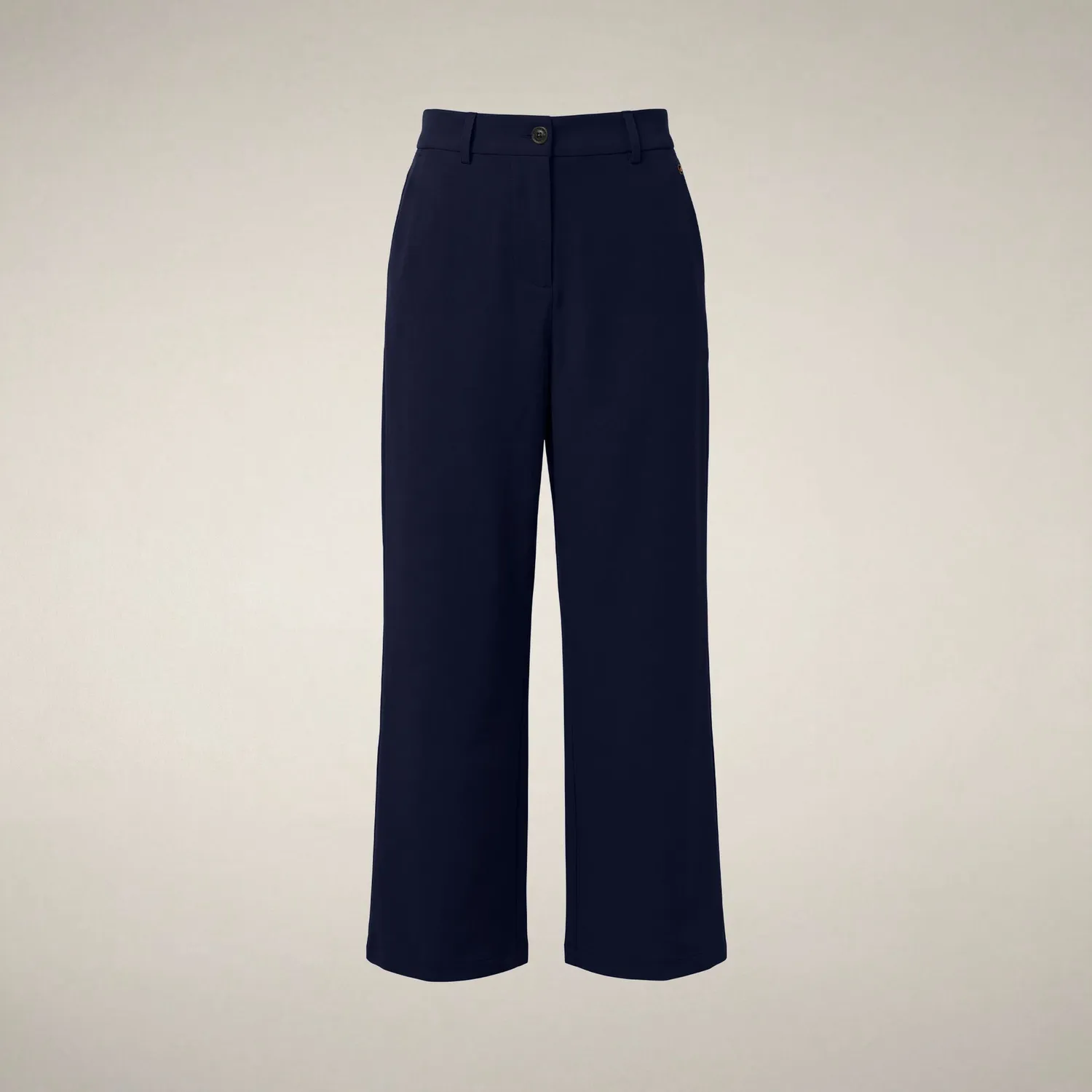 Save The Duck Gita chinos dame, Navy Blue – elastisk midje