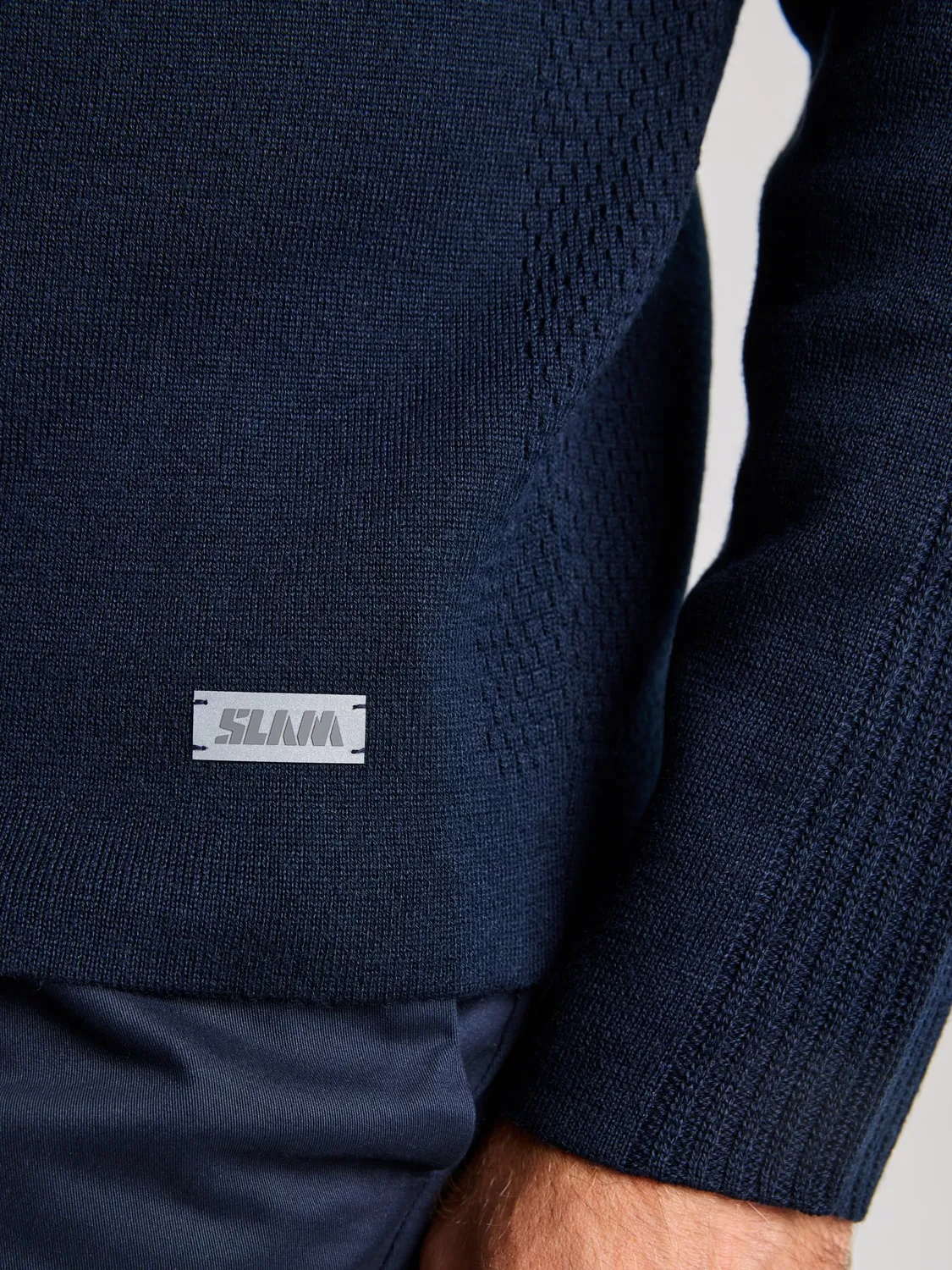 Slam Techknit Techknit Cardigan strikkejakke herre merinoblanding