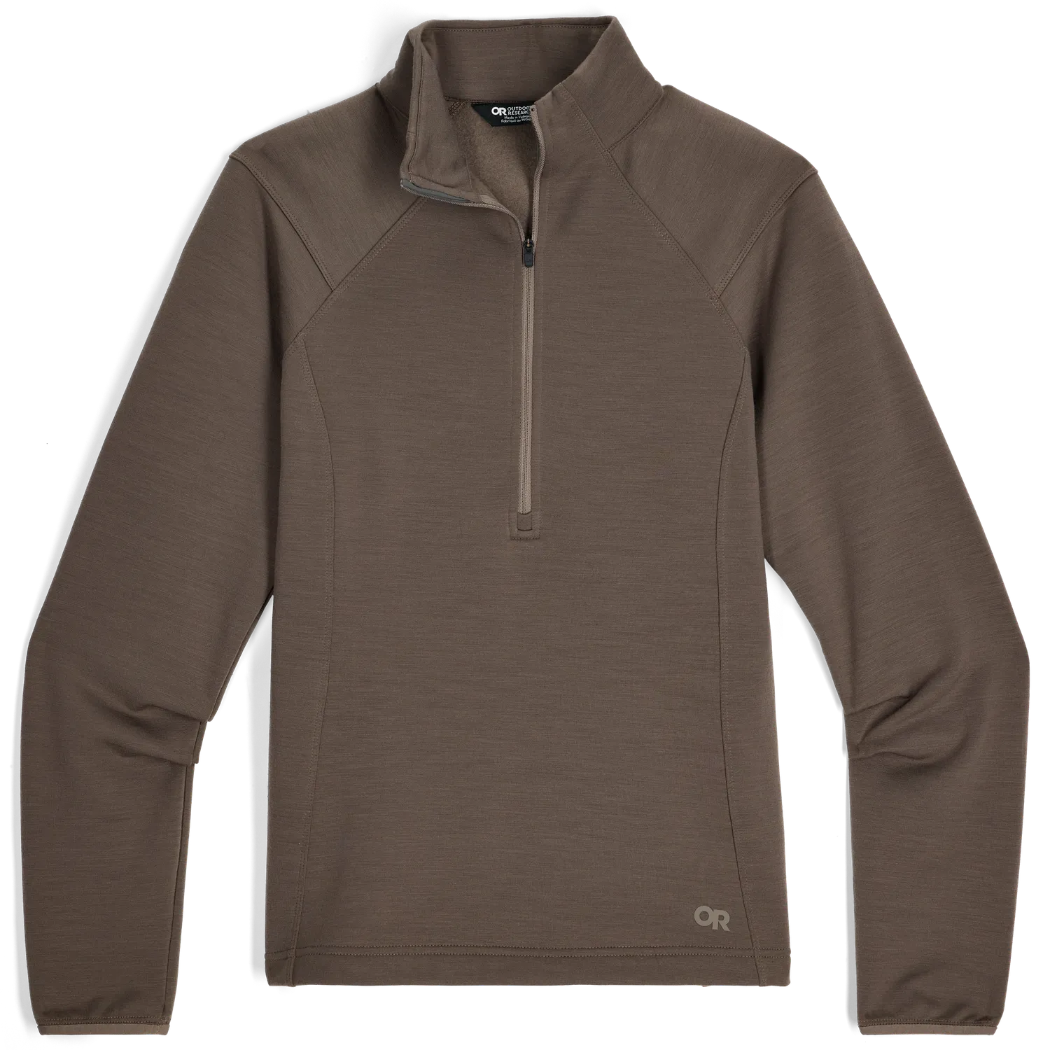 Outdoor Research Crescent Women's Crescent Fleece Half Zip fleecegenser Sable UPF 50+