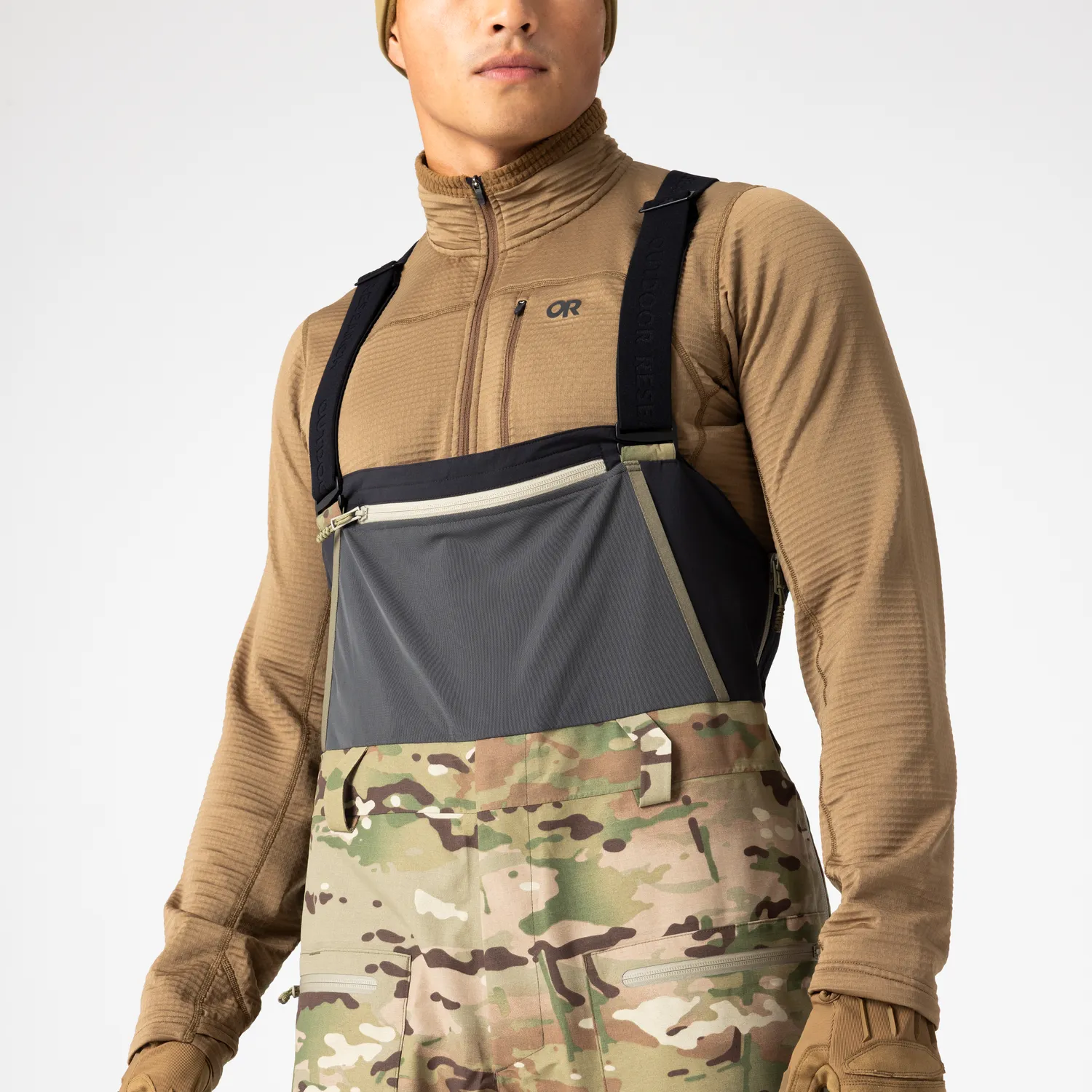 Outdoor Research Allies Mountain II Bib Multicam skallbukse